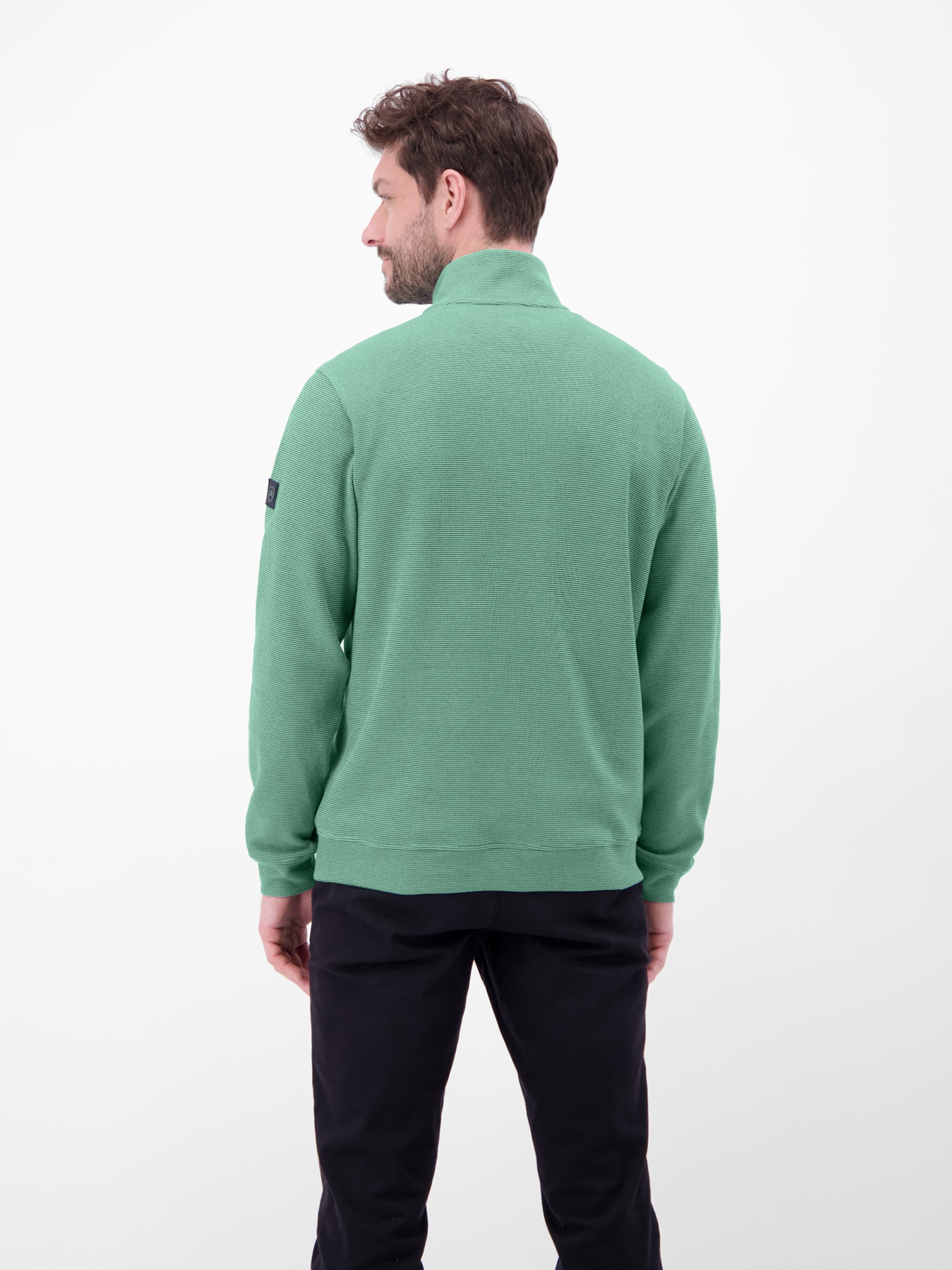 LERROS Sweater »SELANIK«, Troyerkragen mit Reißverschluss
