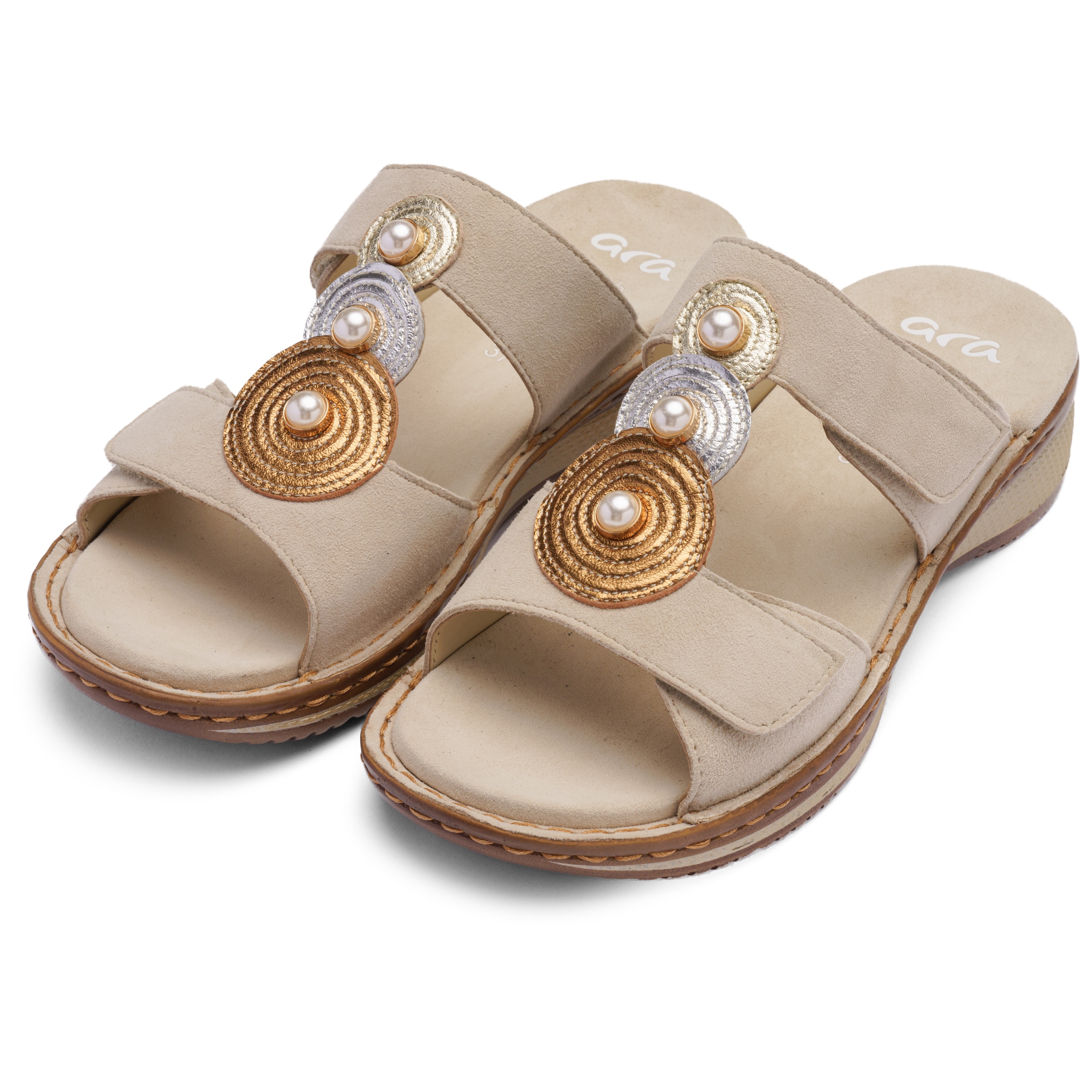 Ara Pantolette "HAWAII" Keilabsatz, Schlupfschuh, Bequemschuh in Weite G (= günstig online kaufen