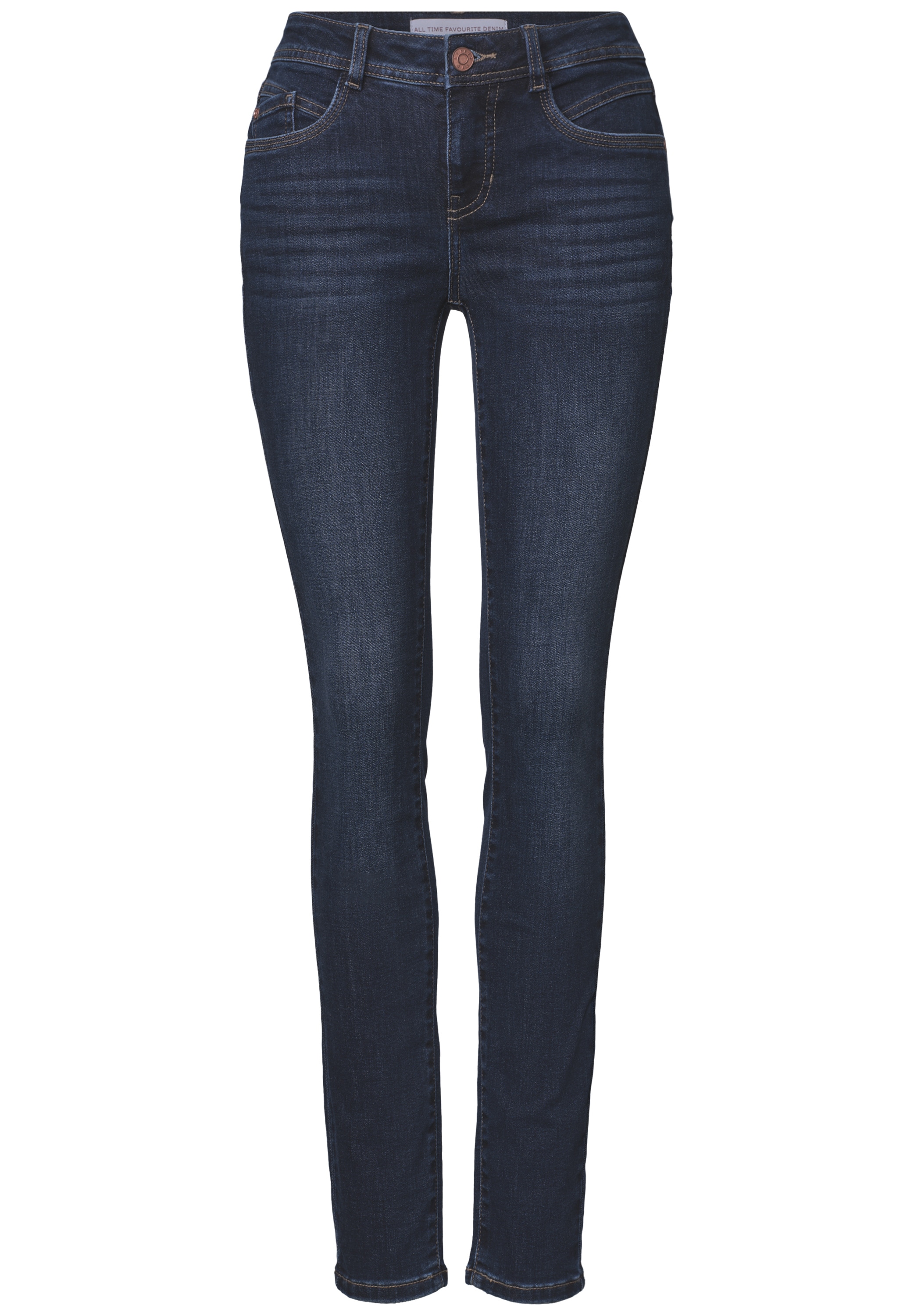STREET ONE Comfort-fit-Jeans Middle Waist