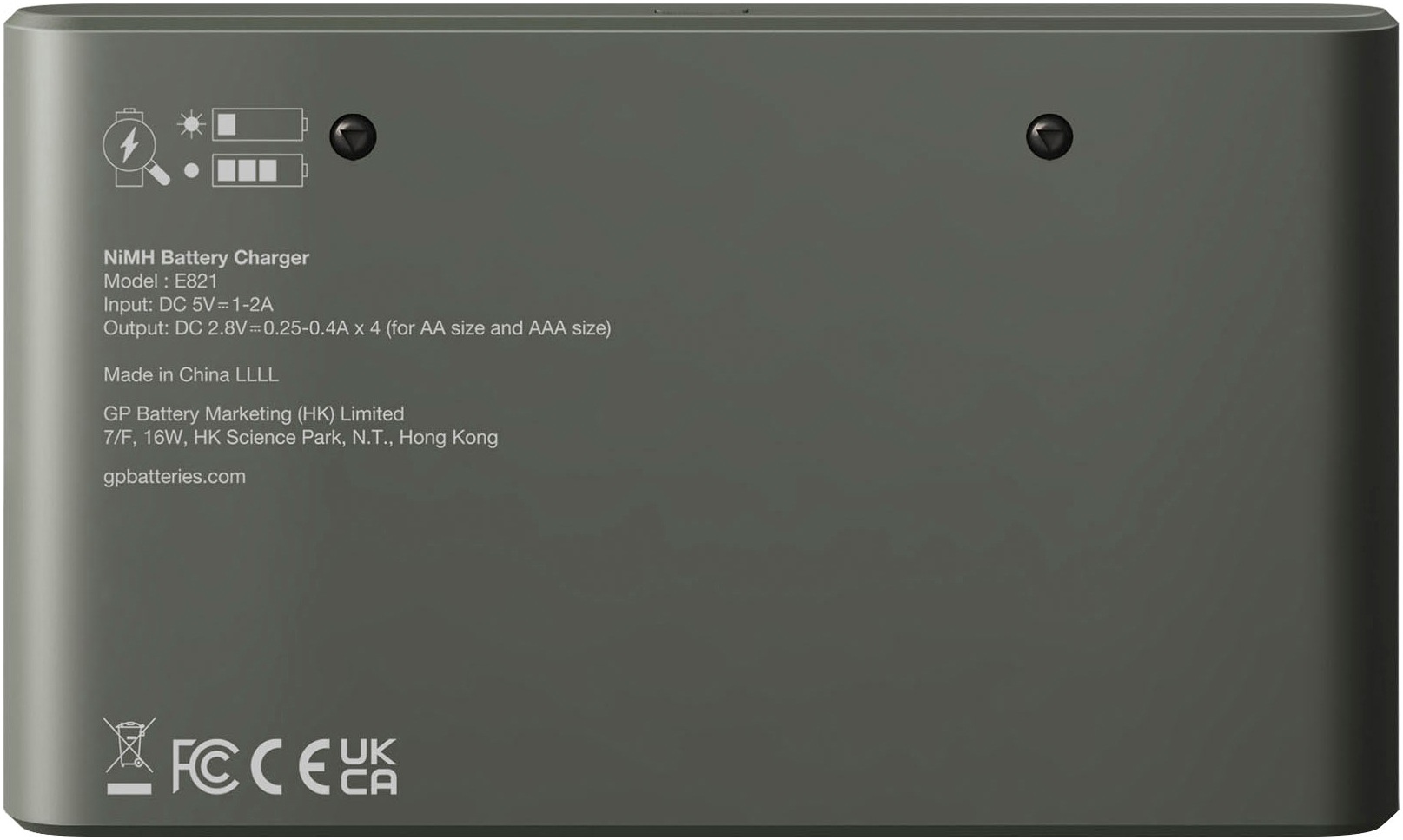 GP Batteries Batterie-Ladegerät »E821U«