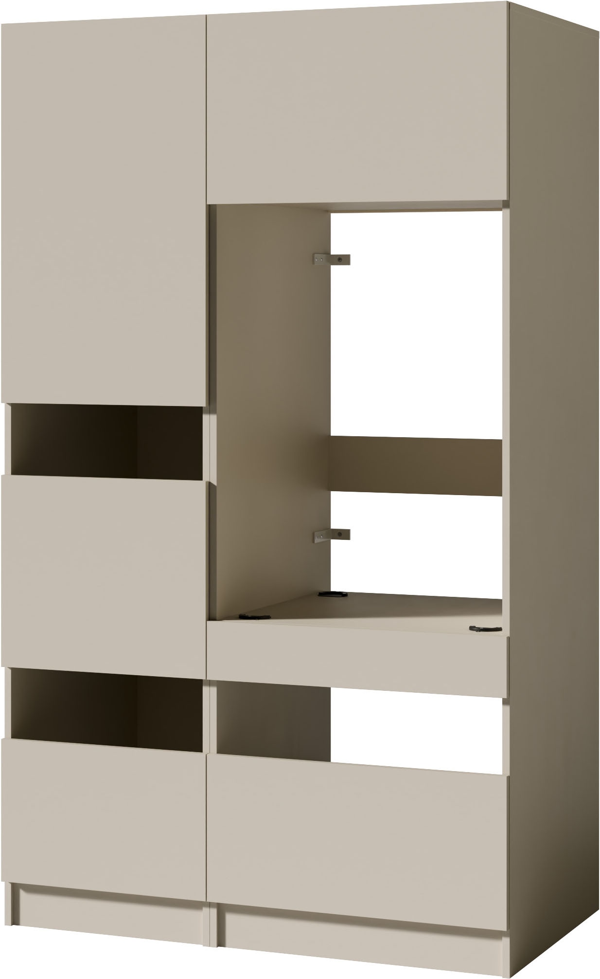 BASIC by Balculina Mehrzweckschrank-Set »Washhome B/T/H 118x68x200 cm« 2 Stk. tlg.