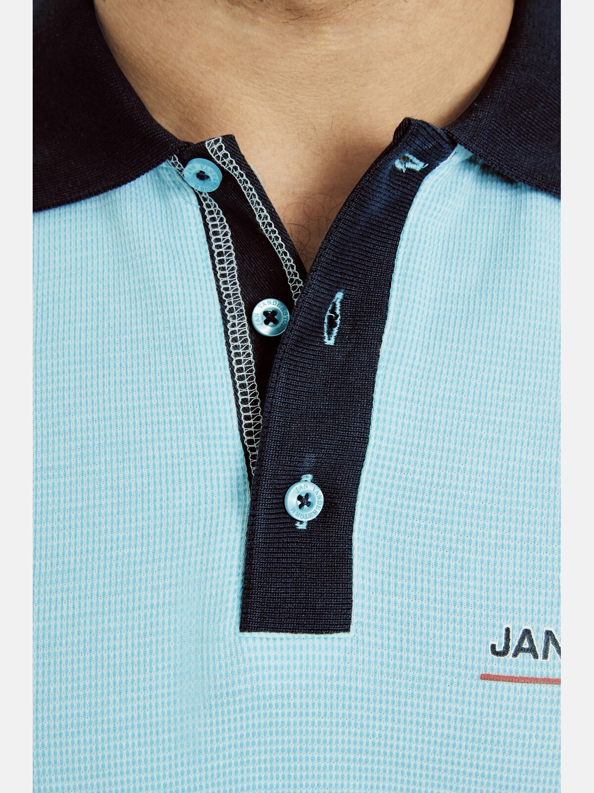 Jan Vanderstorm Poloshirt »Poloshirt ALBERICH«, (1 tlg.), mit sportlichem Trikot-Kragen