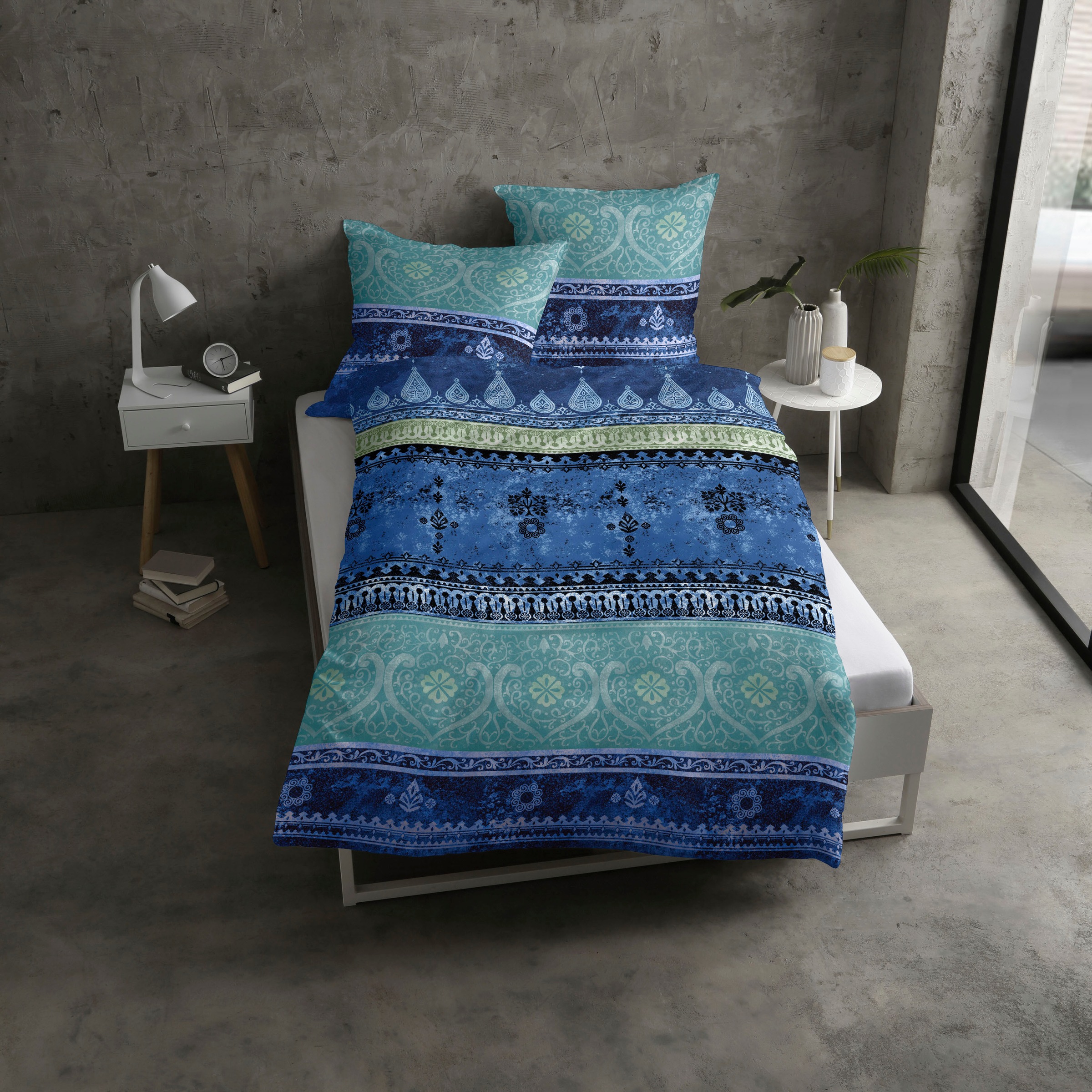 CASATEX Bettwäsche "Indi" 3 Stk. romantisch, orientalisch, weich und gemütl günstig online kaufen