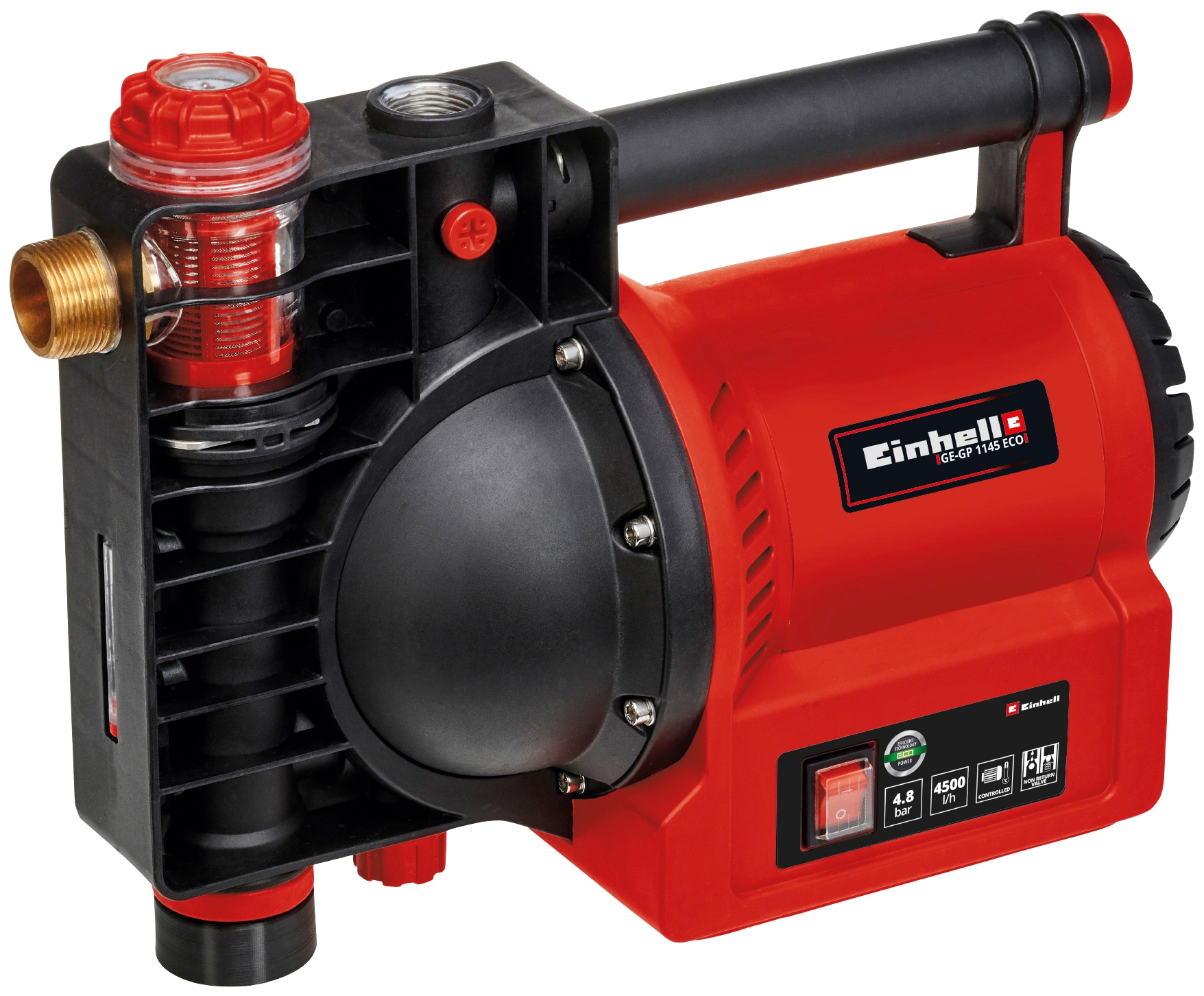 Einhell Gartenpumpe "GE-GP 1145 ECO", 4500 l/h max. Fördermenge