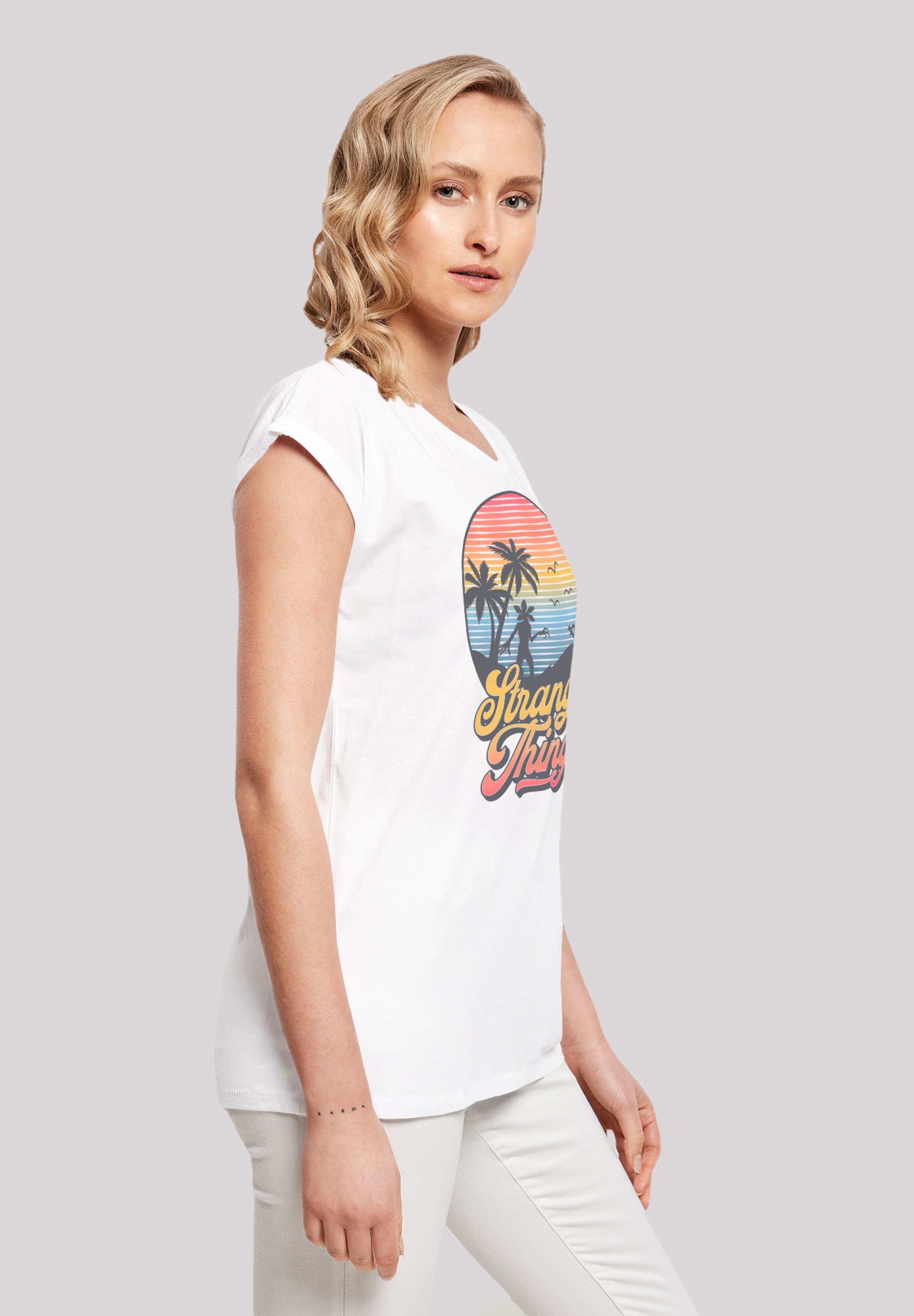 F4NT4STIC T-Shirt »Stranger Things LA Gradient«, Premium Qualität