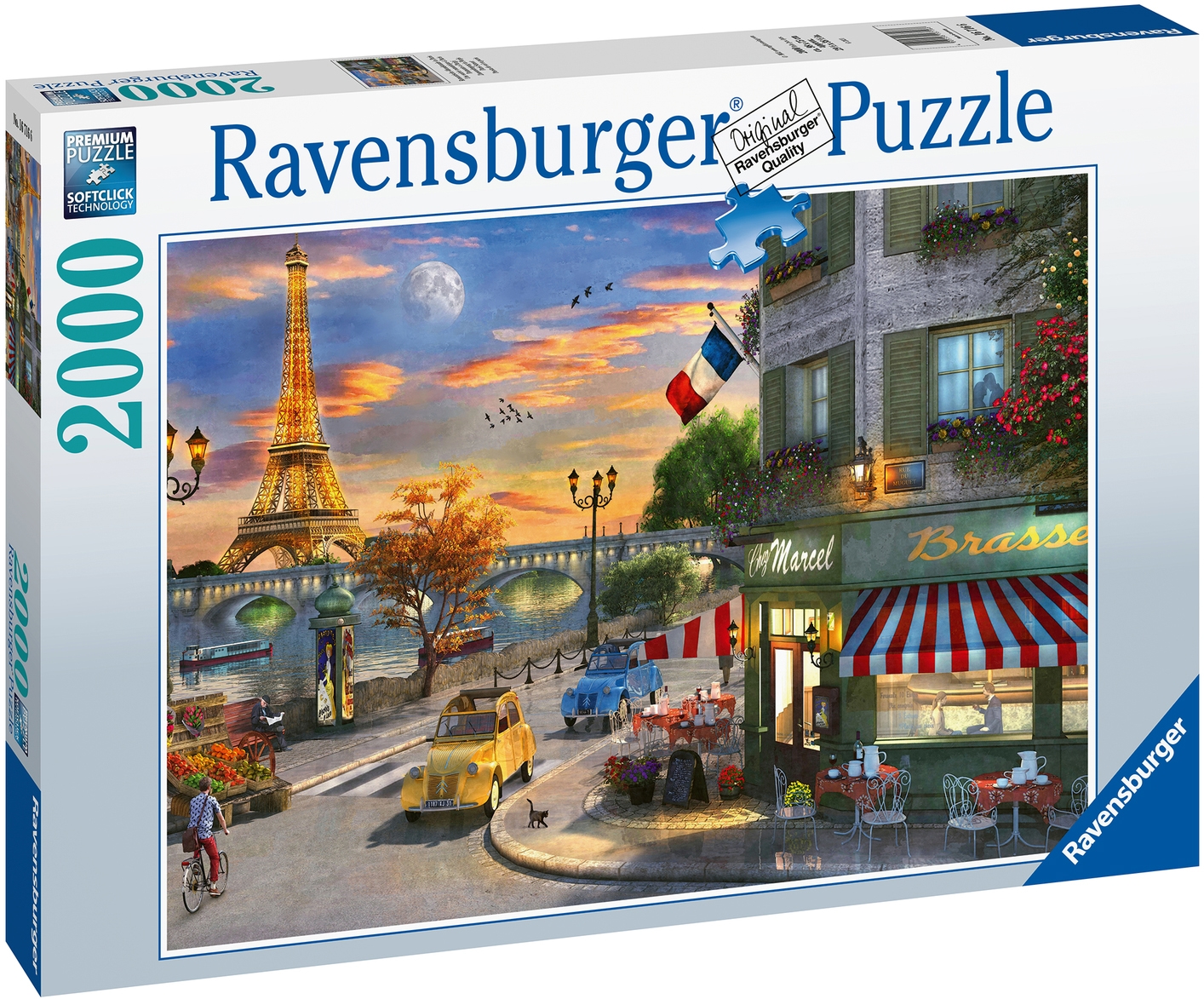 Ravensburger Puzzle »Romantische Abendstunde in Paris«, Made in Germany