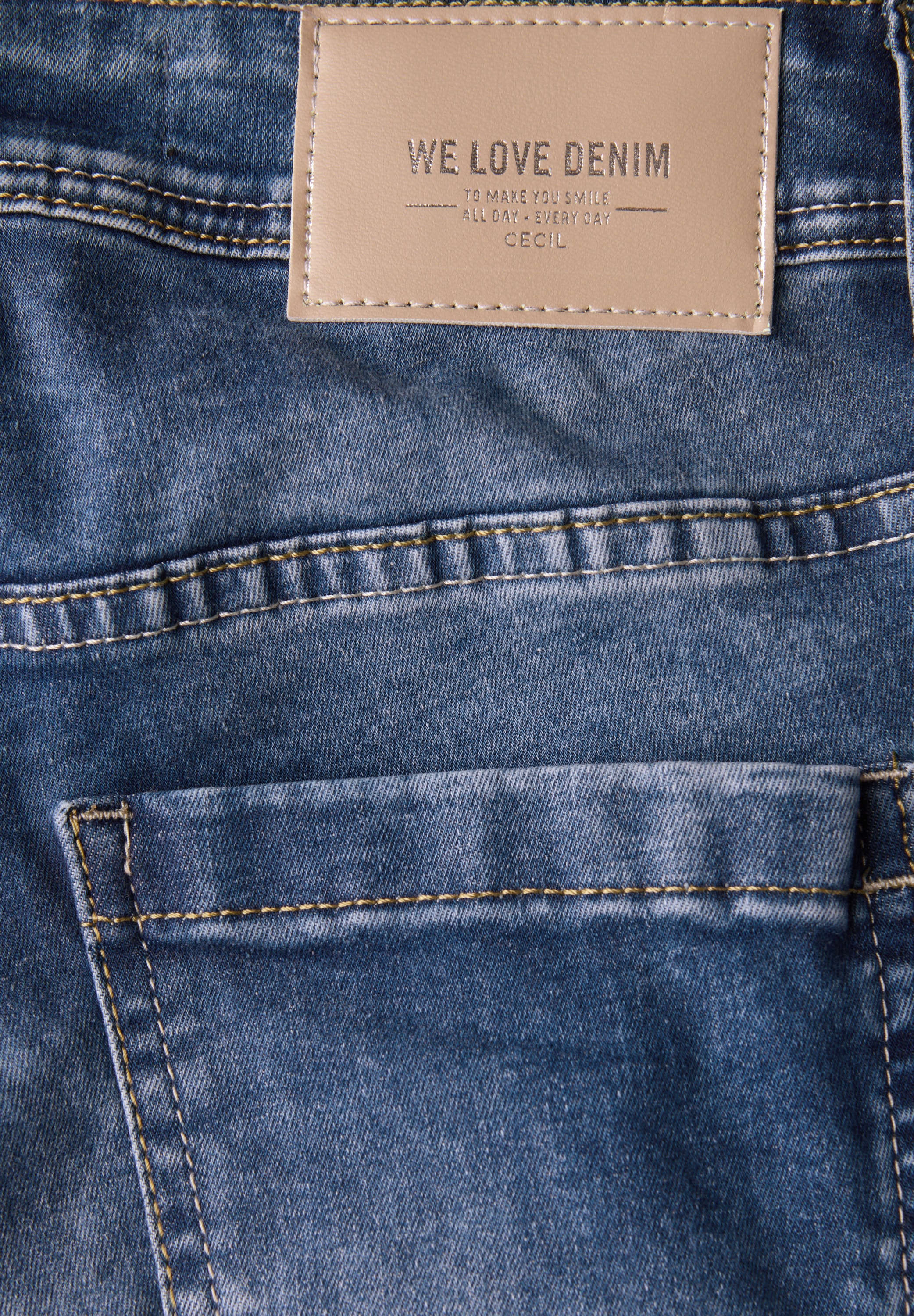 Cecil Loose-fit-Jeans, High Waist