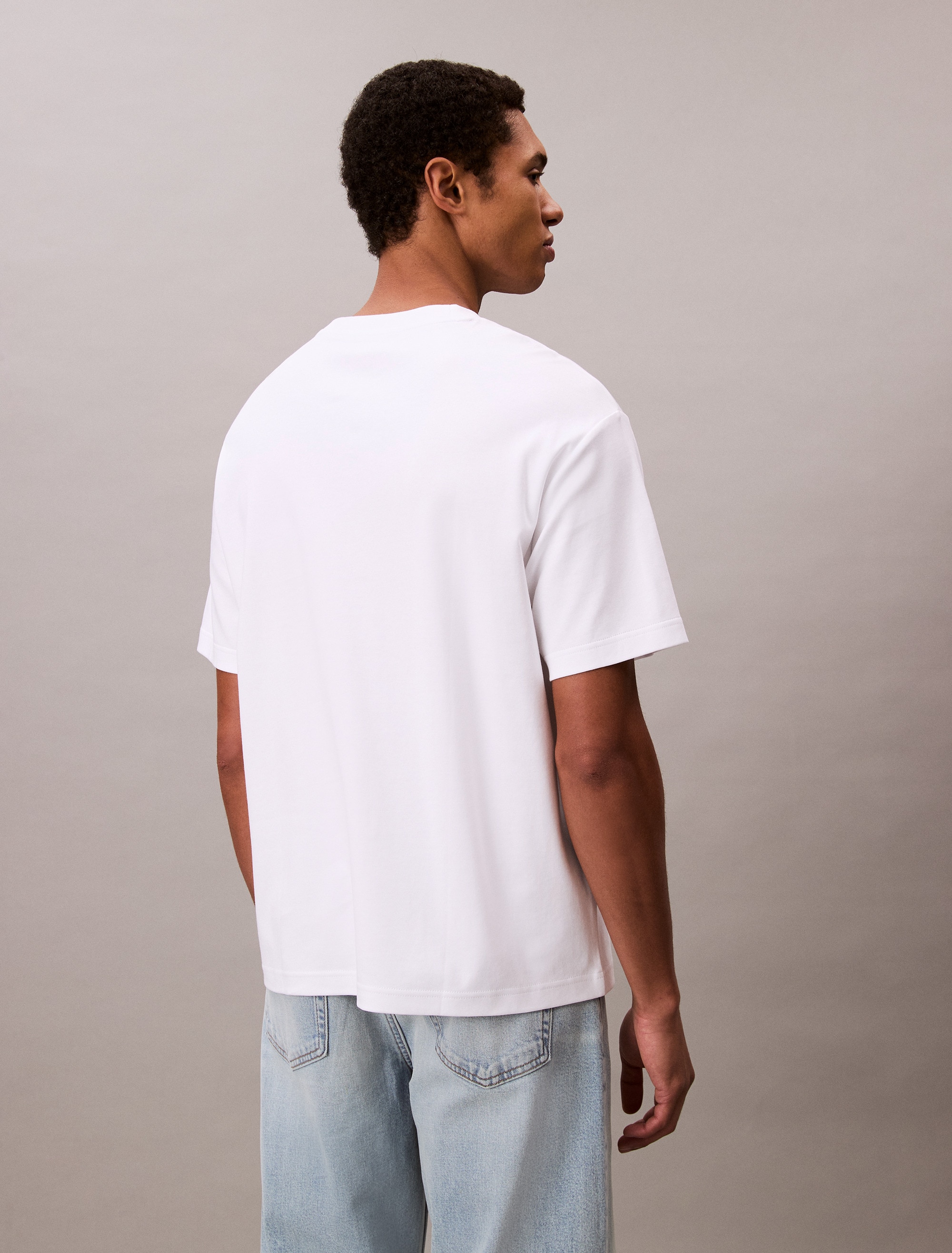 Calvin Klein T-Shirt »A - Rel Fashion Logo Tee«, Mit Rundhalsausschnitt
