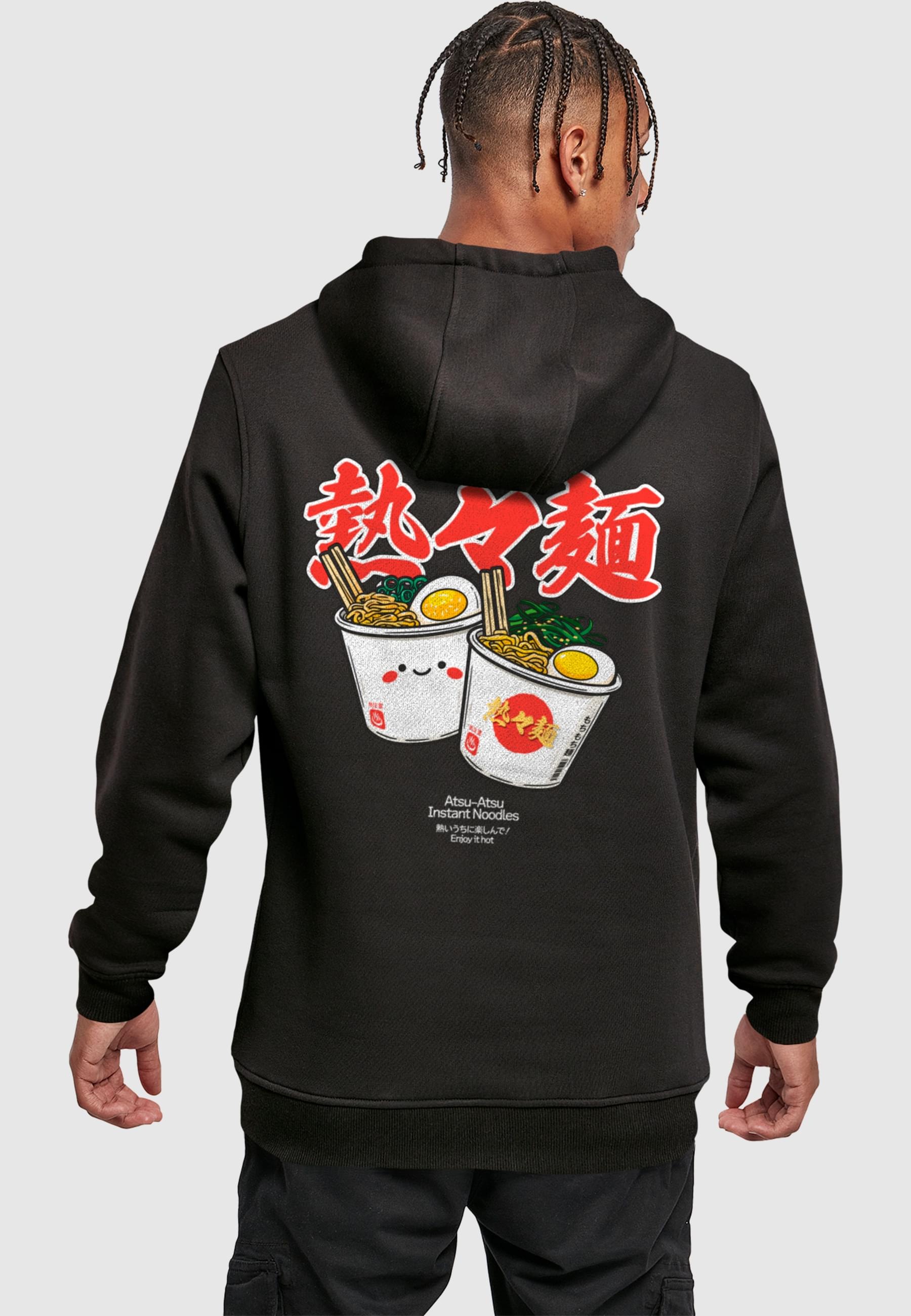 MisterTee Kapuzensweatshirt »MisterTee Love Ramen Noodles Hoody«, 1 Stk.

