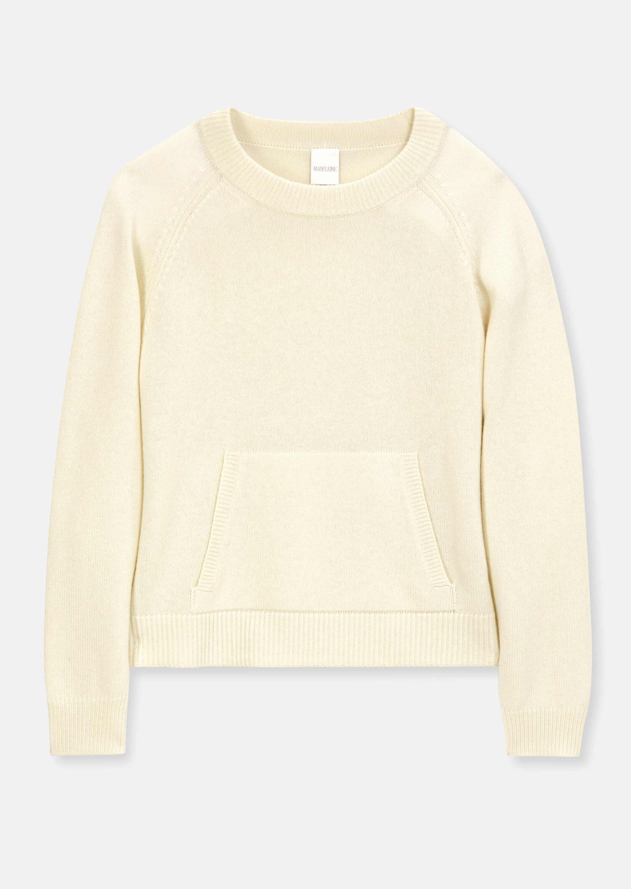 MADELEINE Longpullover "Pullover Rundhals-Pullover mit Känguru-Taschen" günstig online kaufen