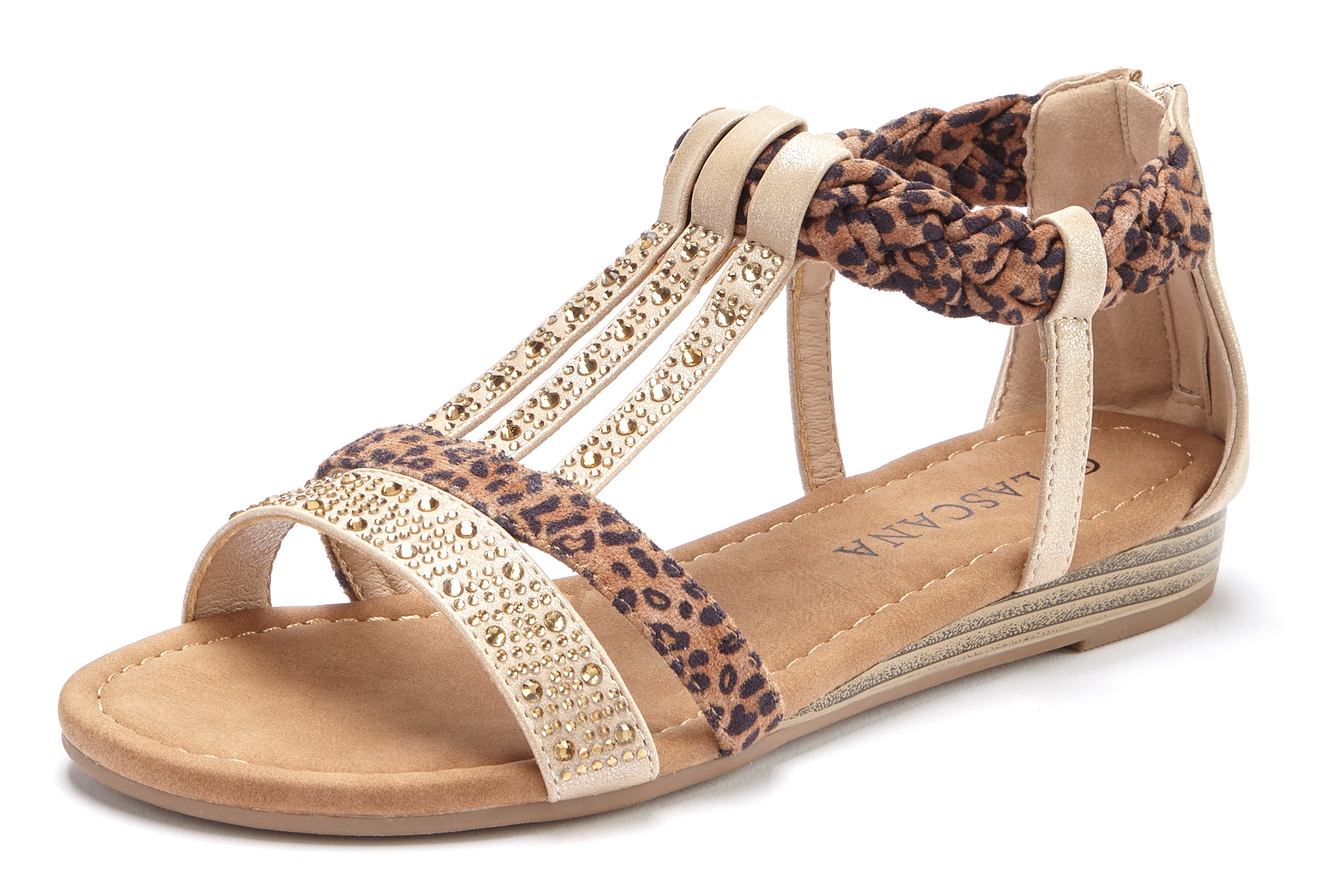 LASCANA Sandale "Sommerschuh", Sandalette, Sommerschuh mit Verzierung und k günstig online kaufen