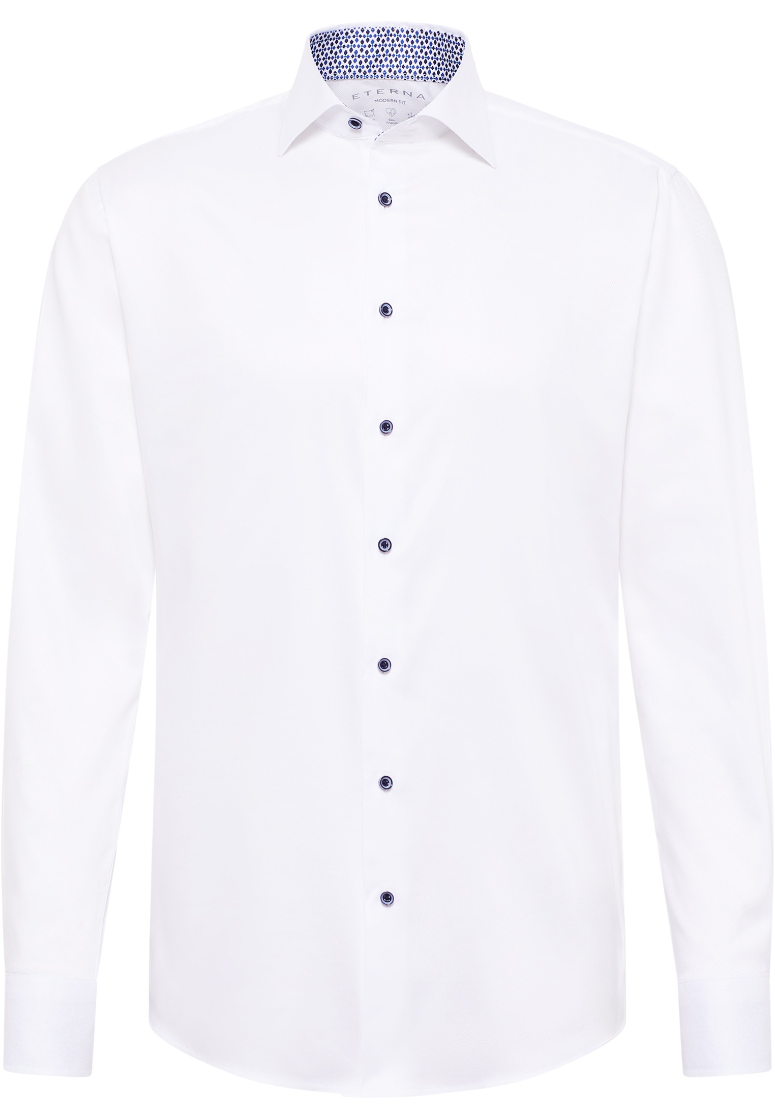 Eterna Langarmhemd »MODERN FIT«, EASY IRON (bügelleicht)