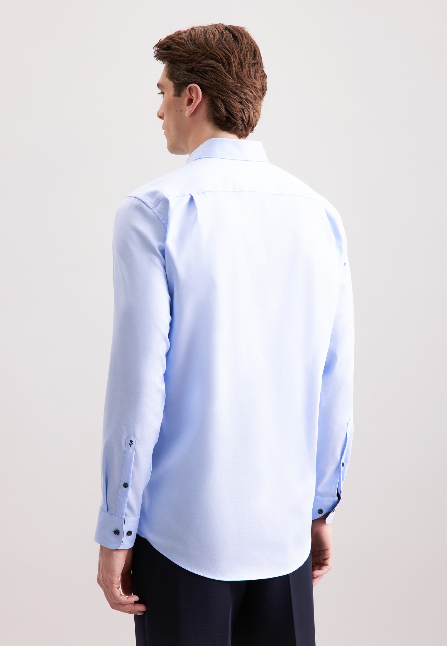 seidensticker Businesshemd "Regular", Regular 1/1 Button-Down-Kragen Uni günstig online kaufen