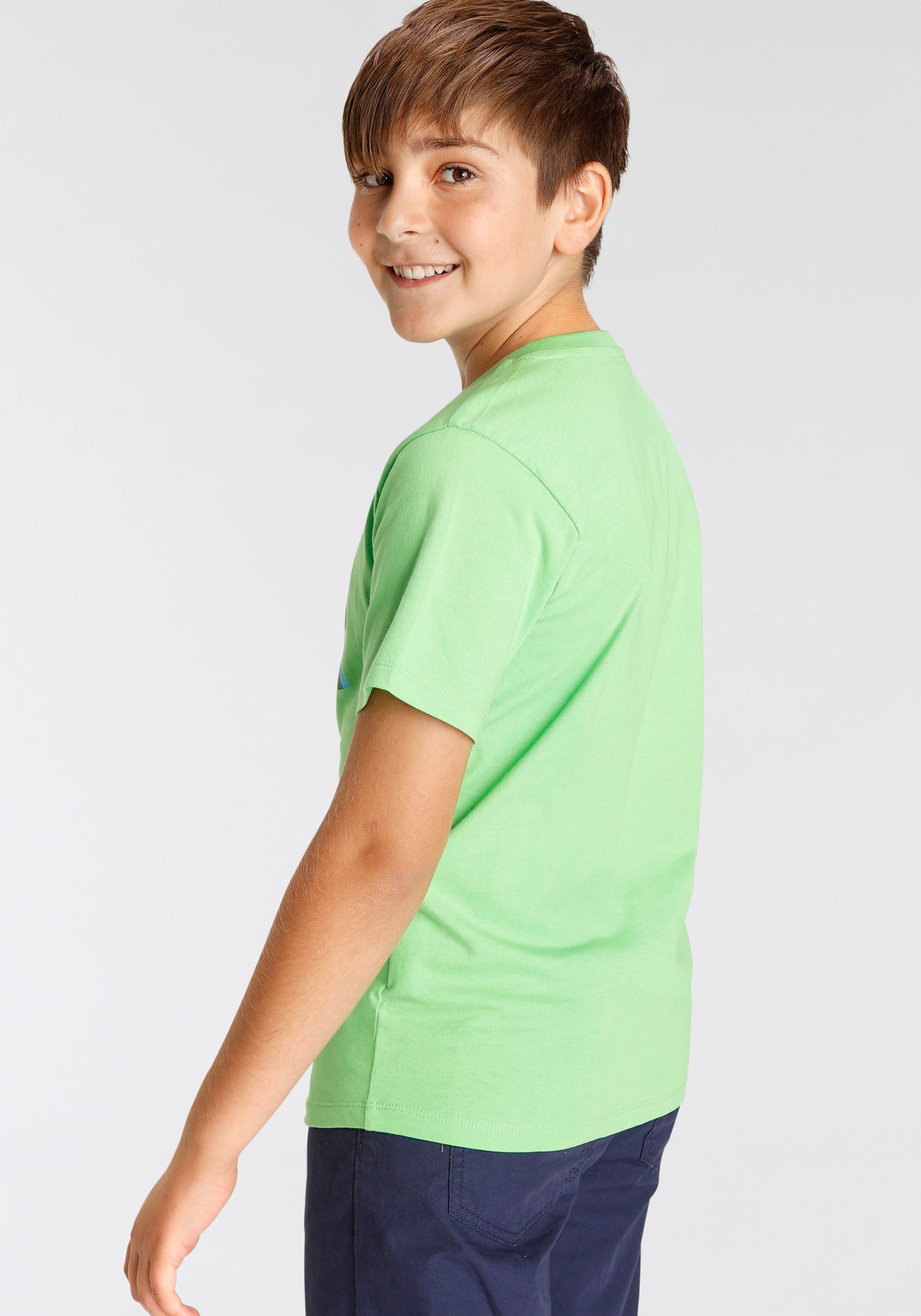 online LIEGT´S T-Shirt BAUR Spruch »AN KIDSWORLD MIR kaufen | NICHT«,