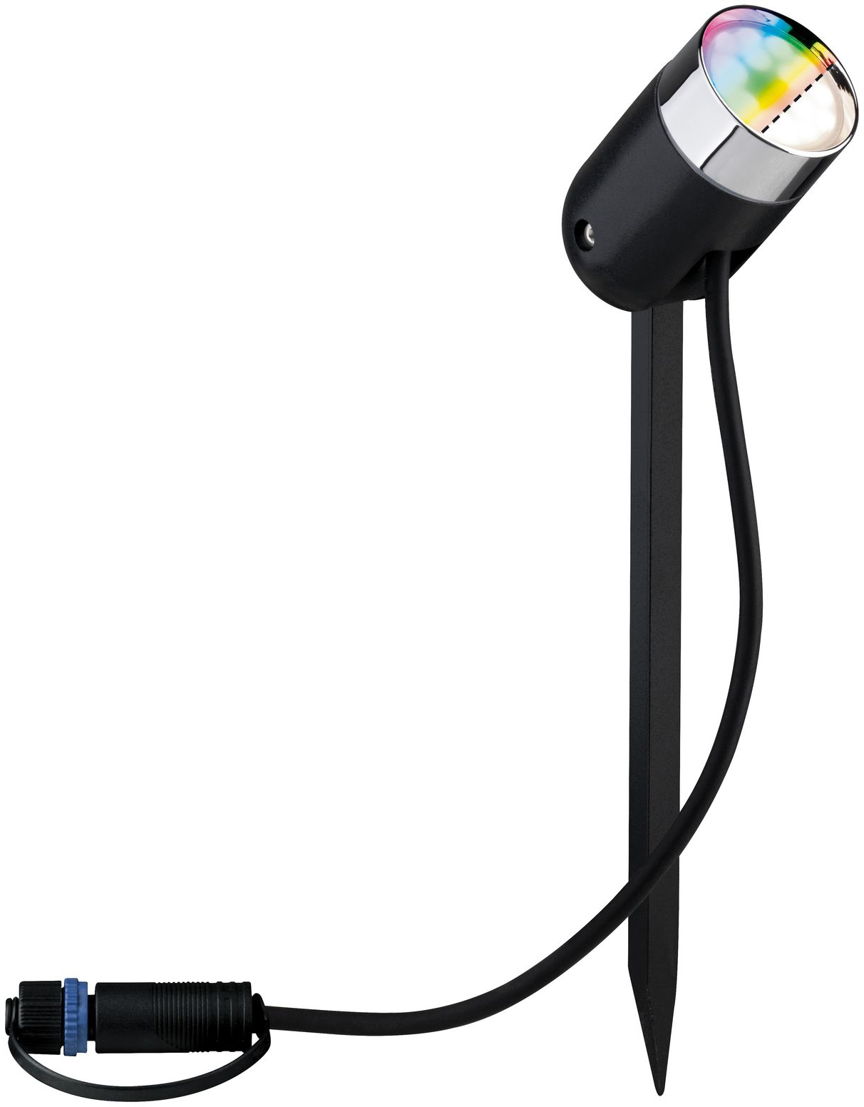 Paulmann LED Gartenstrahler »Plug & Shine«, 3 flammig-flammig, LED-Modul, RGBW