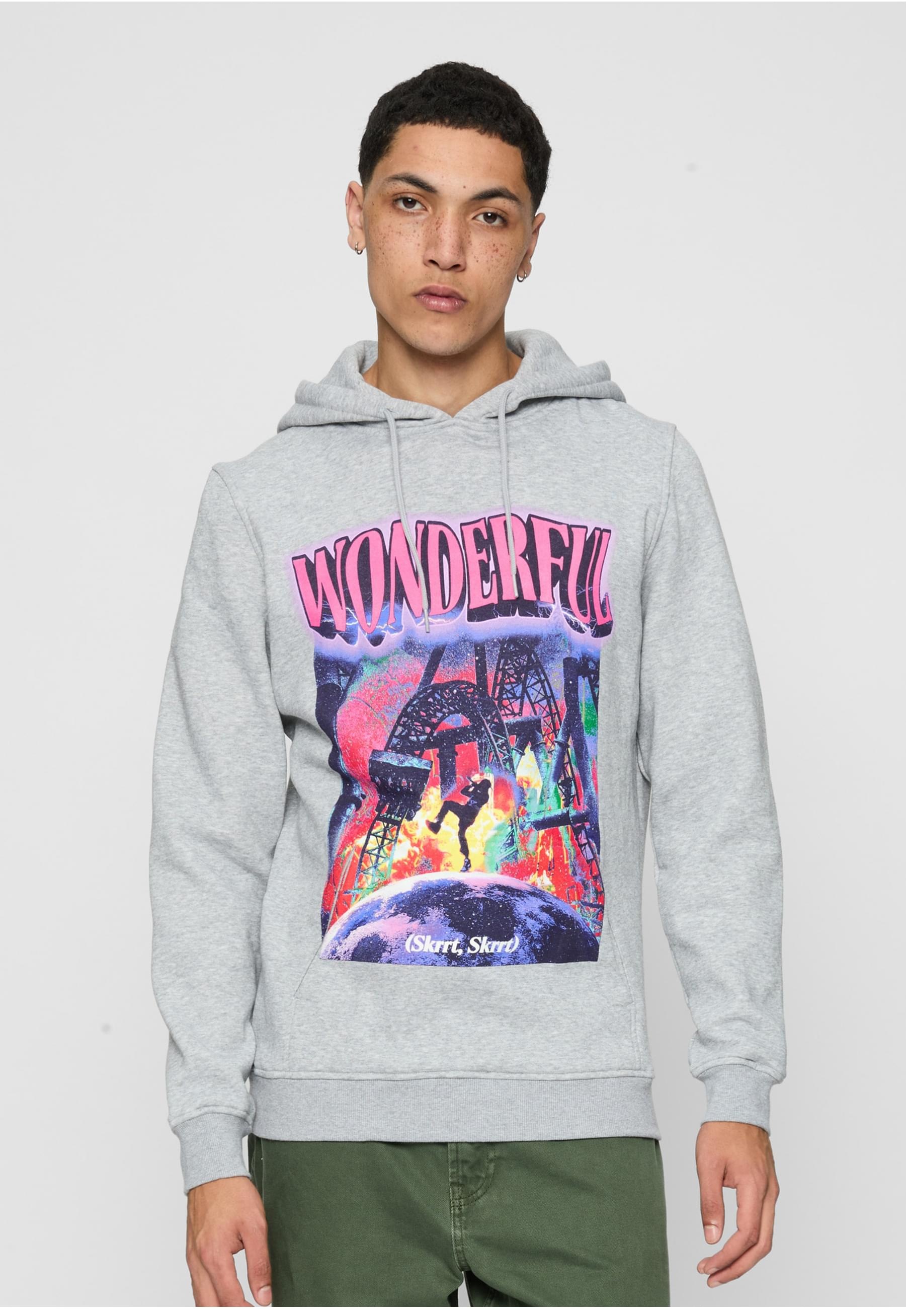 MisterTee Kapuzensweatshirt »MisterTee Herren Wonderful Hoody«, (1 tlg.)