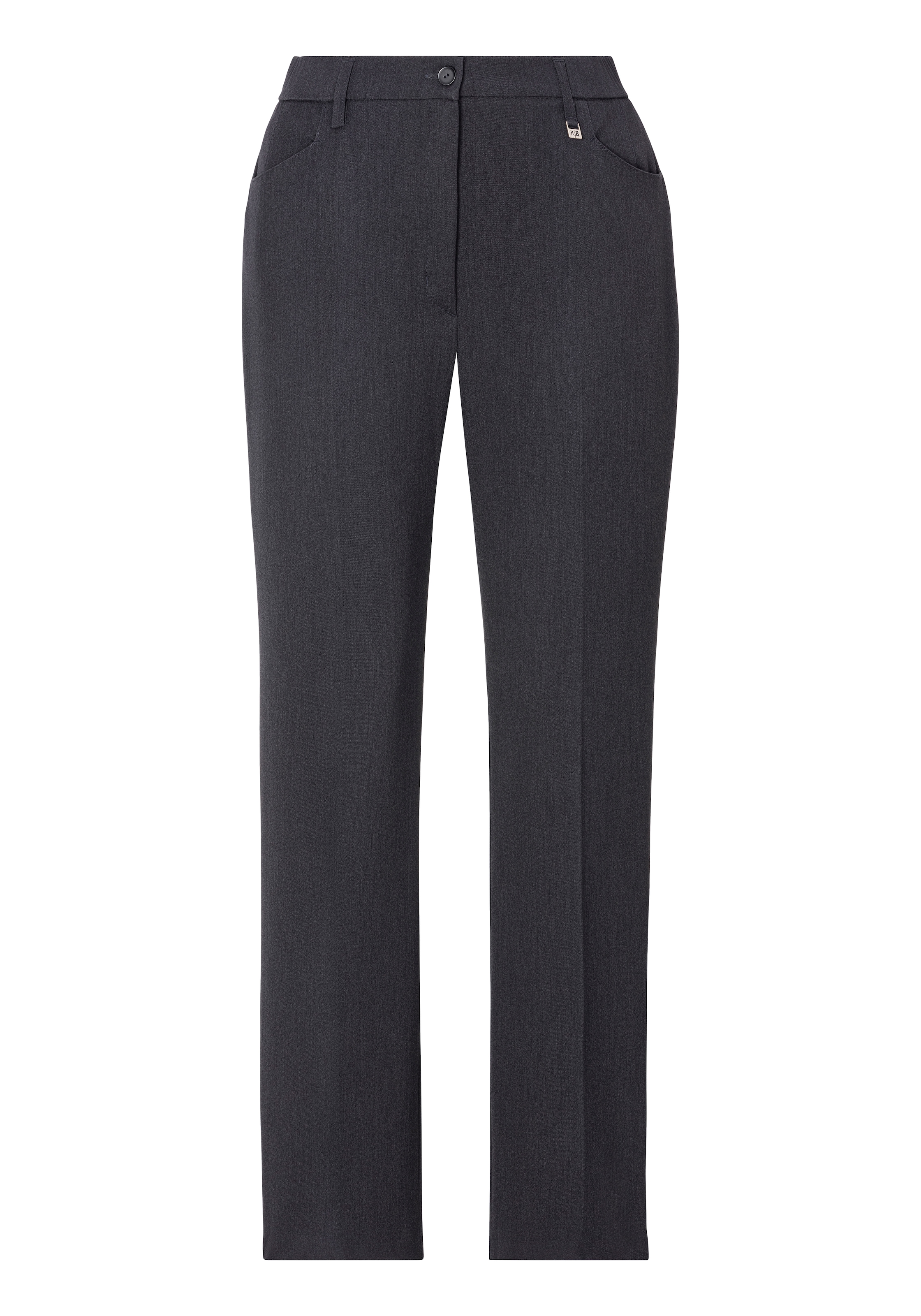 KjBRAND Stoffhose »Hose Bea in Bi-Stretch Kammgarnoptik mit Bügelfalte«, ideal für kräftige Oberschenkel