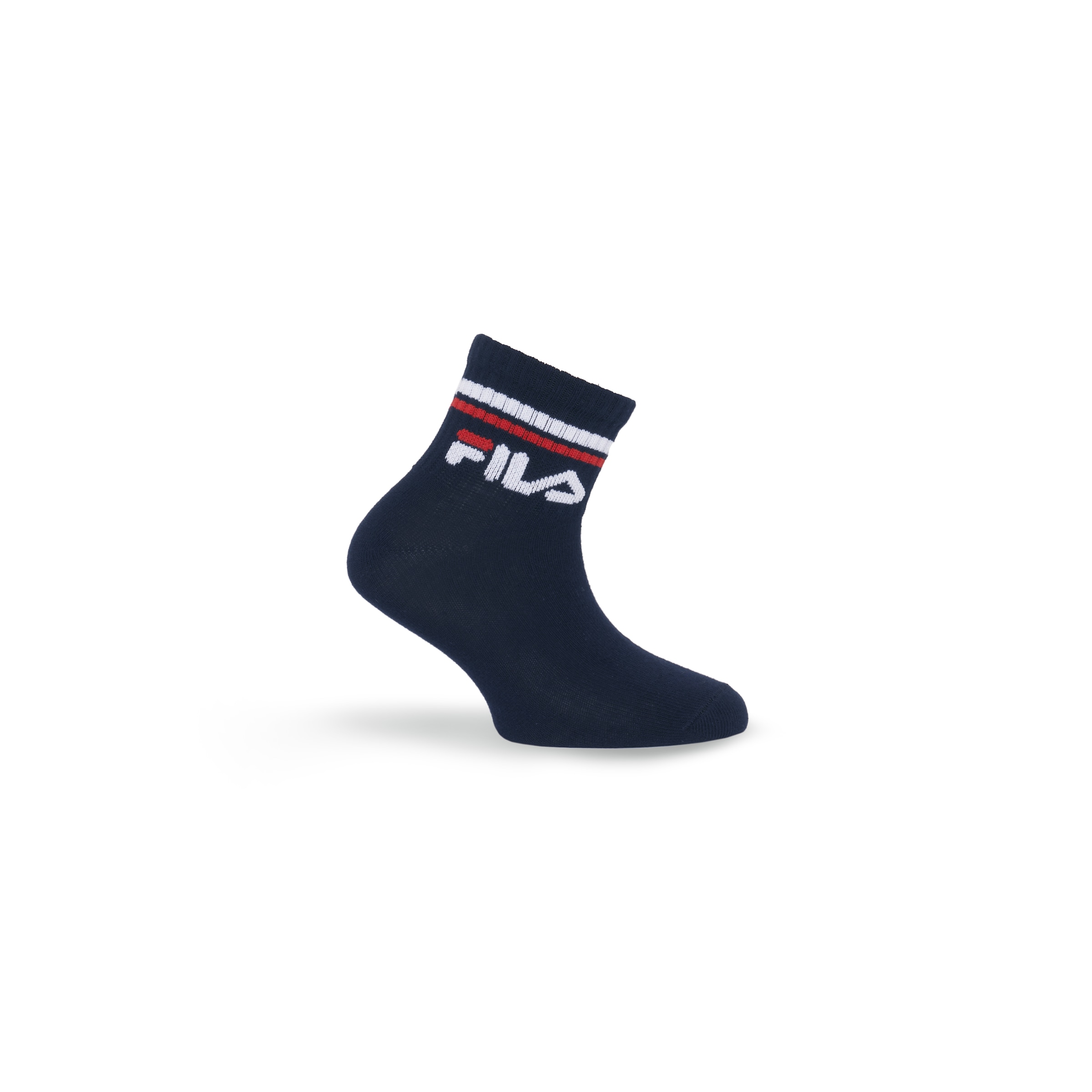 Fila Kurzsocken »JUNIOR UNISEX QUARTER PLAIN SOCKS« 6 Stk. tlg. mit eingestricktem Logo im Bündchen, Kindersocken