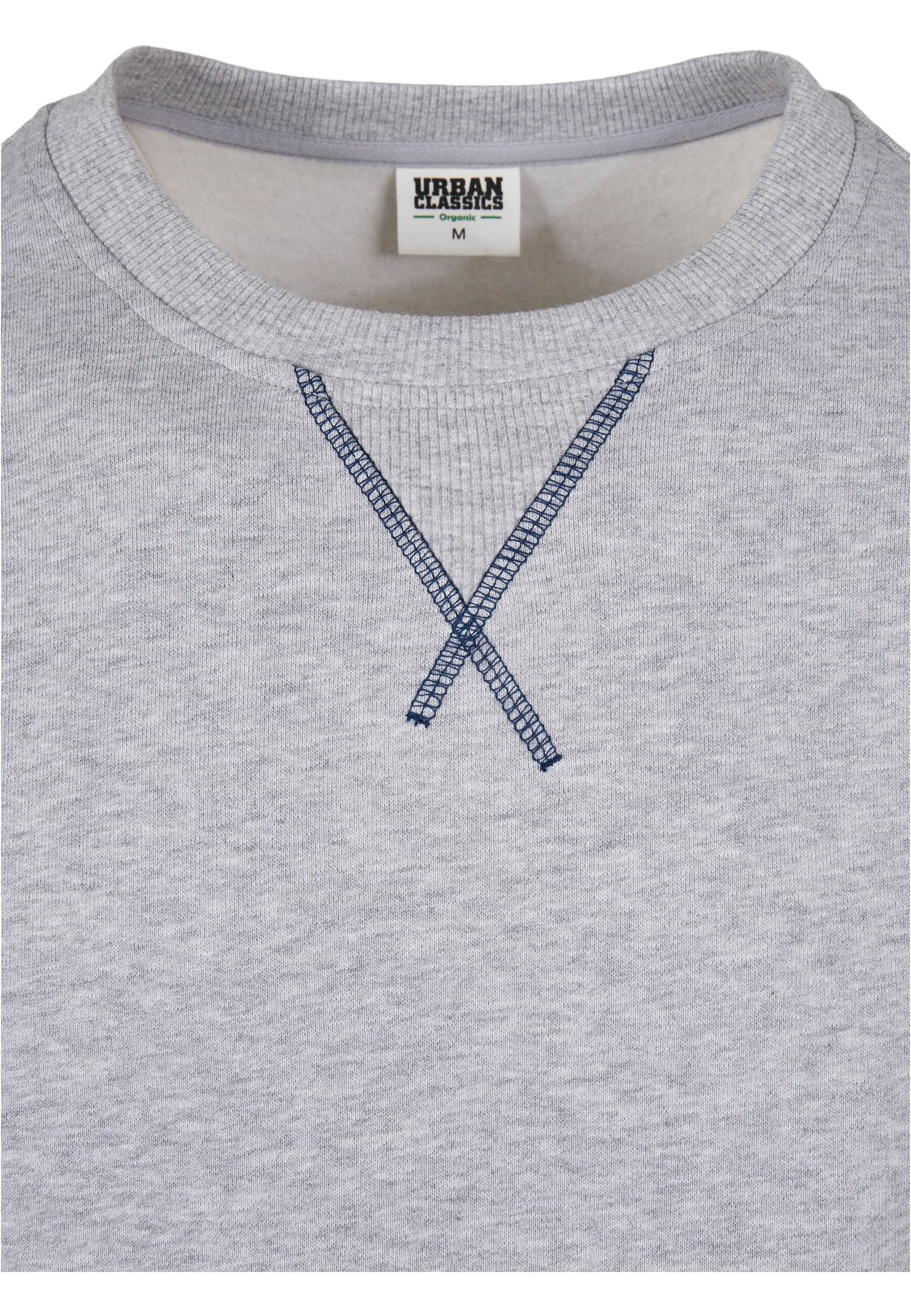 Thumbnail - URBAN CLASSICS Rundhalspullover "Urban Classics Herren Organic Contrast Flatlock Stitched Crew", (1 tlg.)