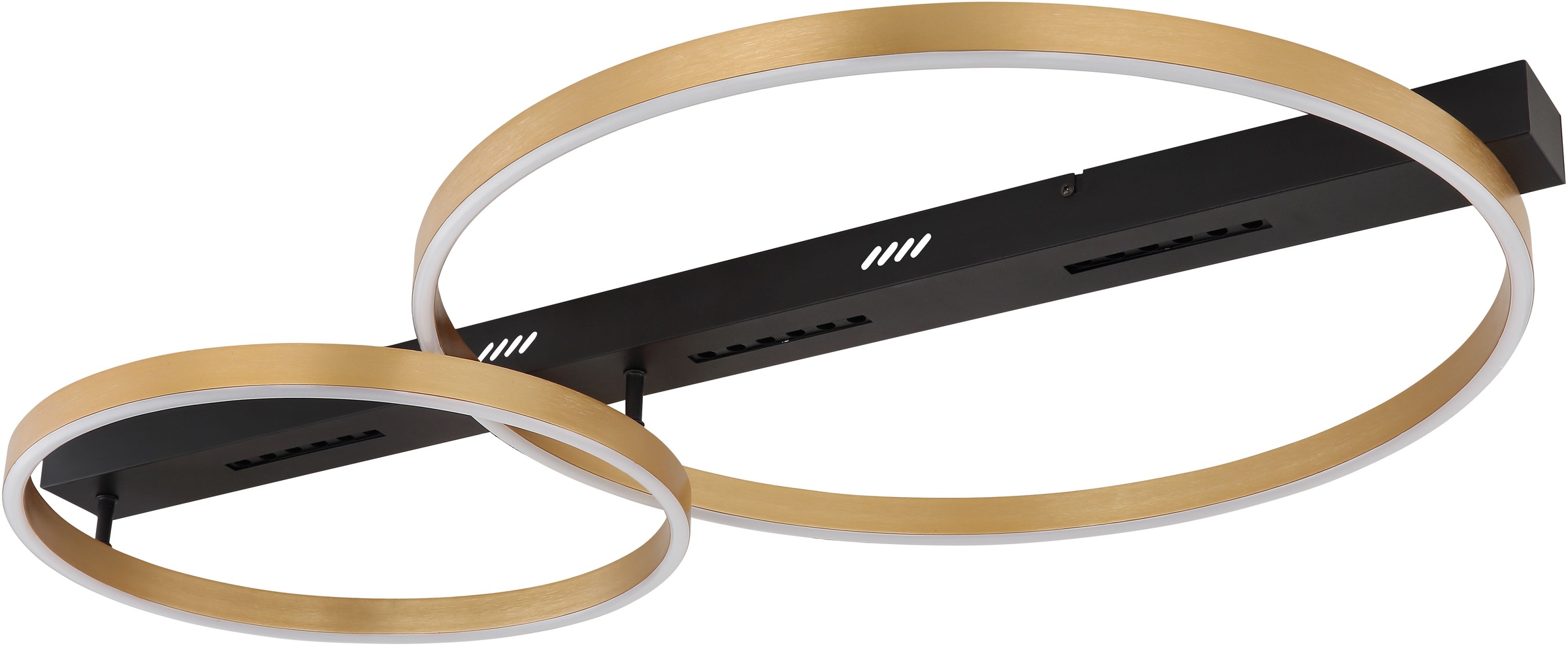 GLOBO LIGHTING LED Deckenleuchte »LUFFY«, Leuchtmittel LED-Modul | LED fest integriert, Deckenlampe/LxBxH: 930x585x102mm/Wohnzimmer/Schlafzimmer/modern