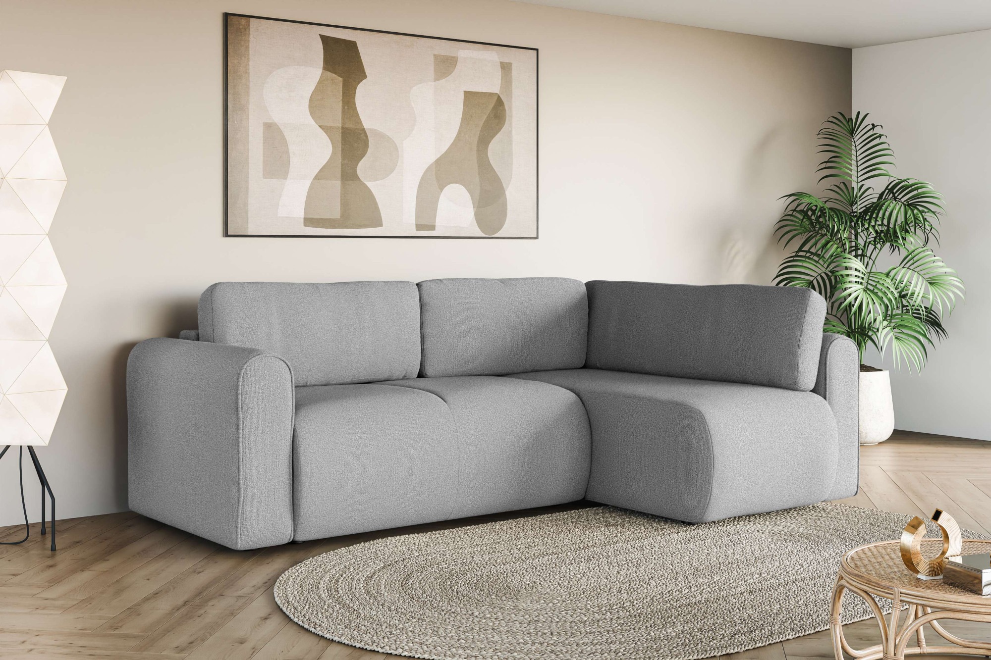 INOSIGN Ecksofa "Zacharia wahlweise Schlafsofa mit Bettkasten, B/T/H 250/16 günstig online kaufen