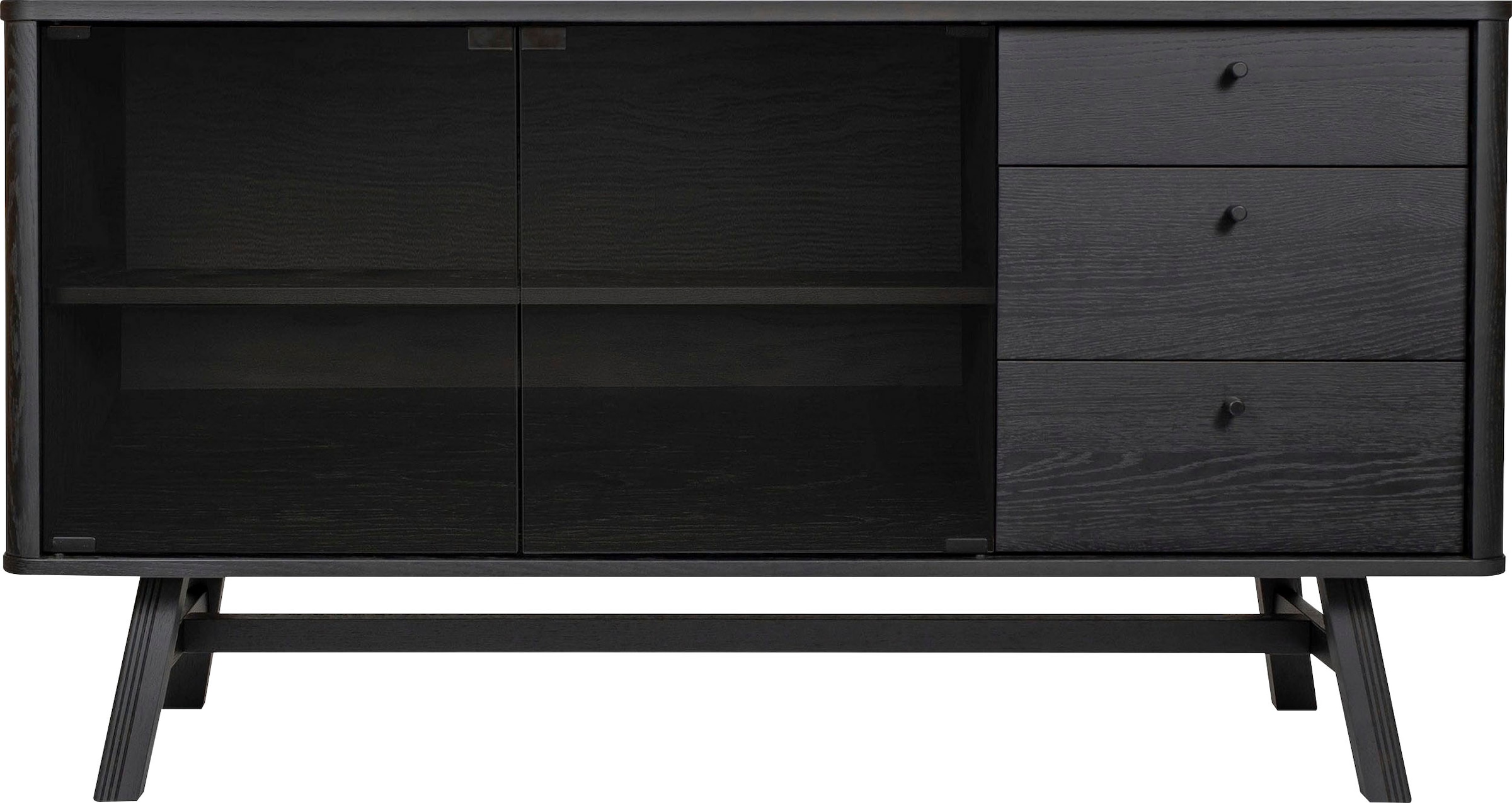 Woodman Sideboard, Kommode im skandinavischen Design, Breite 140 cm