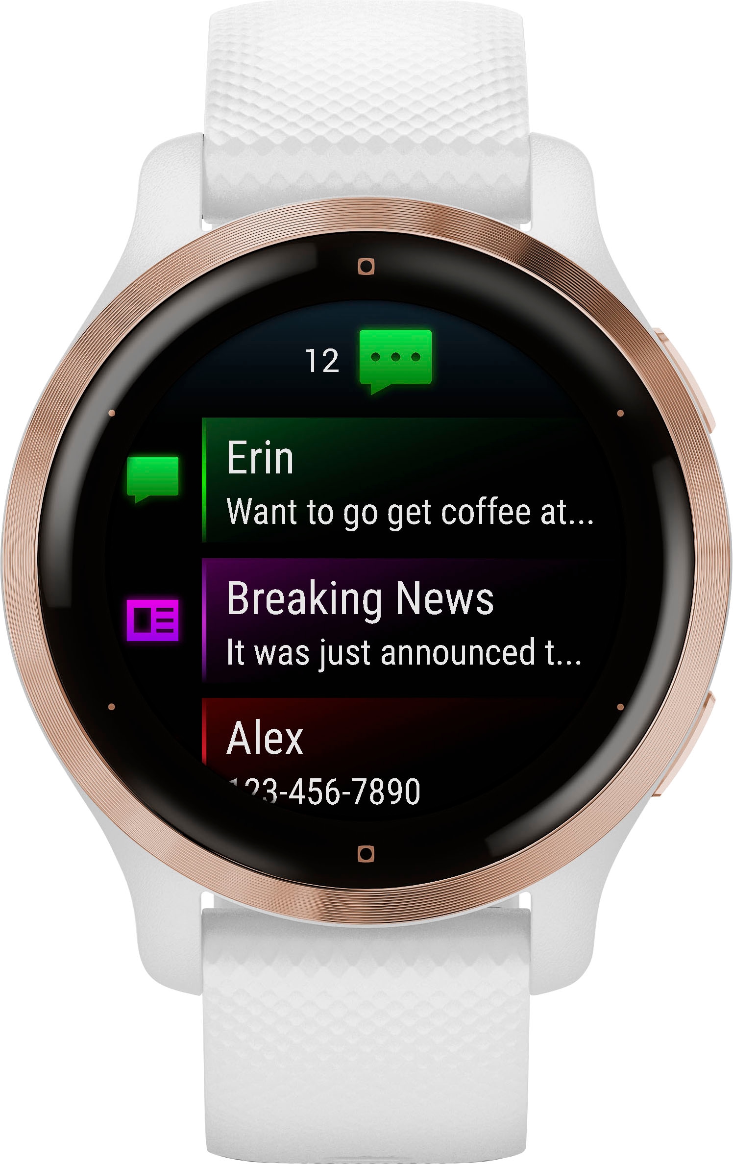 Garmin Smartwatch »Venu 2S«, (2,8 cm / 1,1 Zoll), 8 GB, 25 vorinstallierten Sport-Apps)