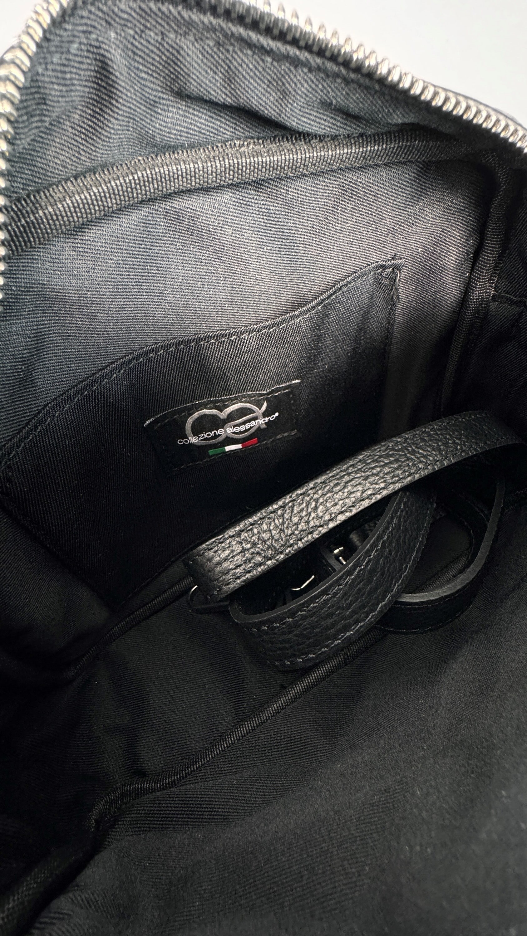 COLLEZIONE ALESSANDRO Umhängetasche »Midnight Blossom« aus italienischem Leder