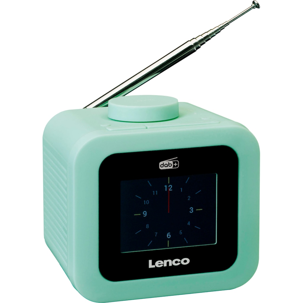 Lenco Digitalradio (DAB+) »CR-620 FM-/DAB+ Radiowecker«, (FM-Tuner)