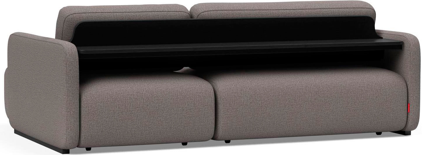 INNOVATION LIVING ™ Schlafsofa, integrierte Holzplatte, ausziehbare Sitzflächen