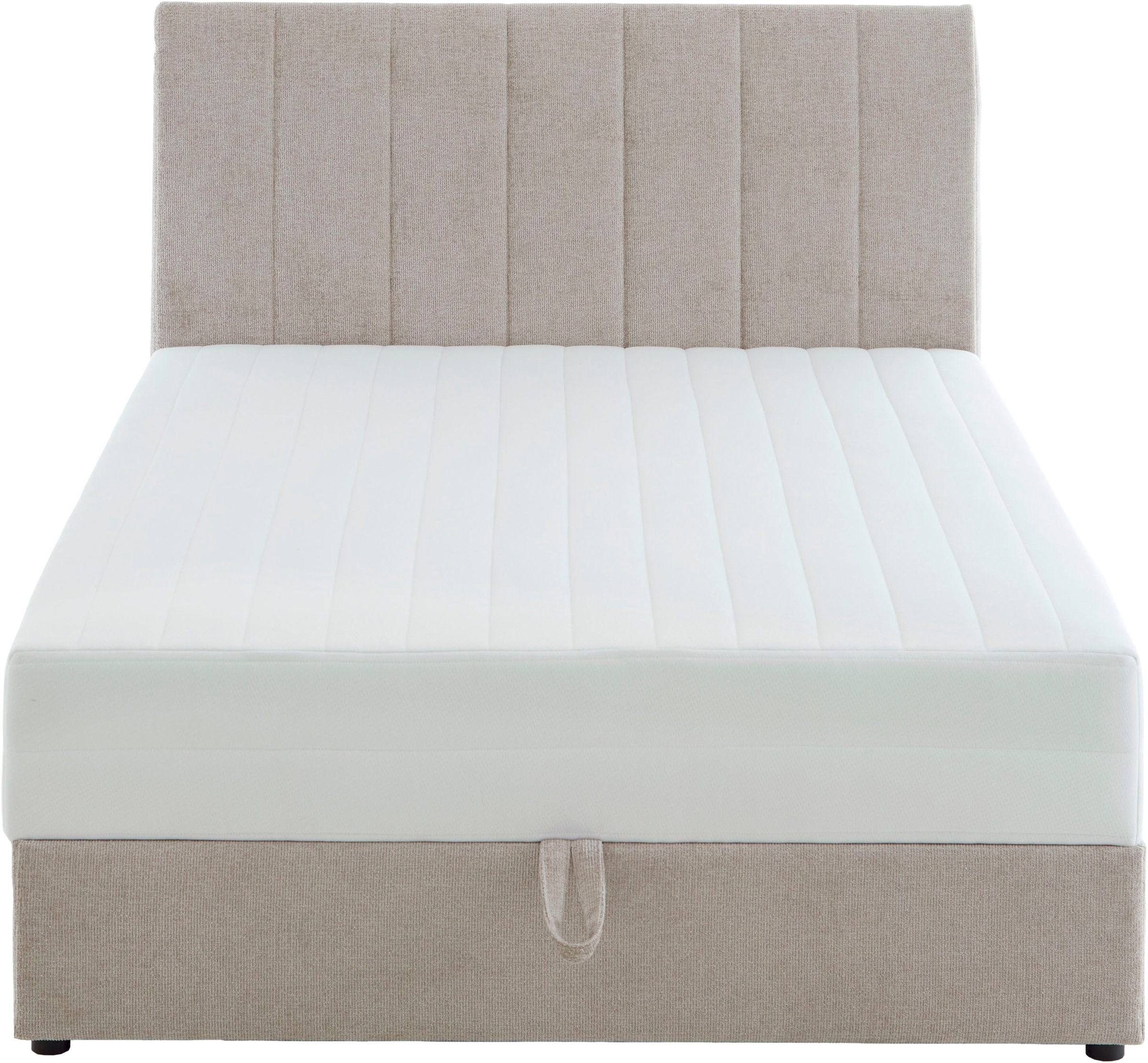 ATLANTIC home collection Boxbett »ALISIA«, mit Taschenfederkern, Bettkasten und Kissenrolle im Originalbezug