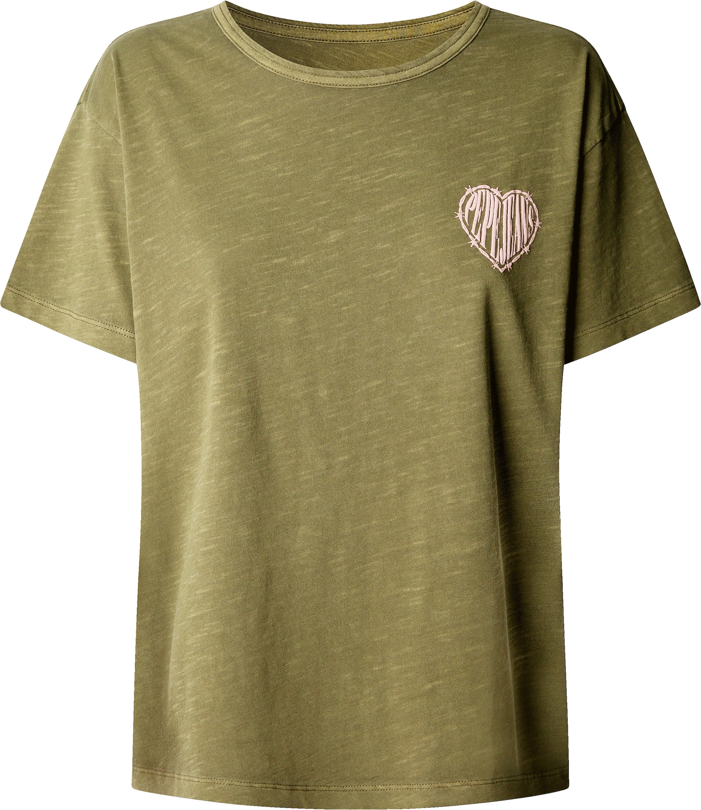Pepe Jeans T-Shirt »BENJAMINA« mit Logo-Detail, Baumwoll-Qualität