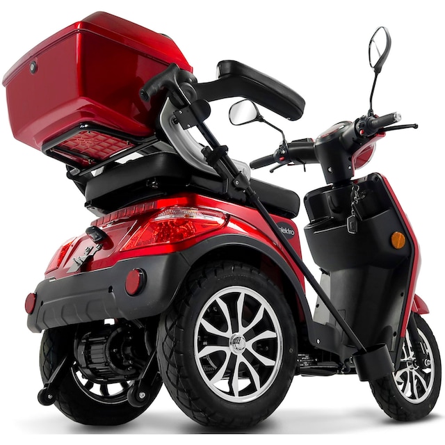 Rolektro Elektromobil »Rolektro E-Trike 15 V.3 Lithium«, 1000 W, 15 km/h, (mit  Topcase) online kaufen | BAUR