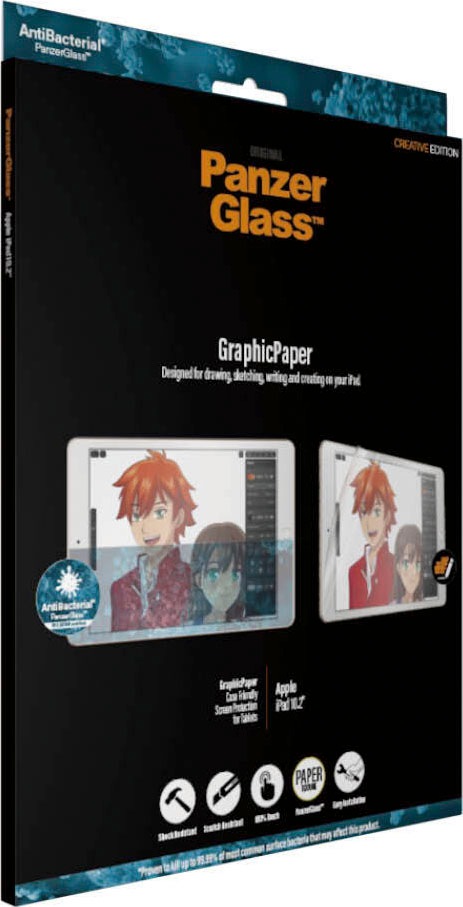 PanzerGlass Displayschutzfolie »Case Friendly GraphicPaper«, für iPad 10.2'', (1 St.)