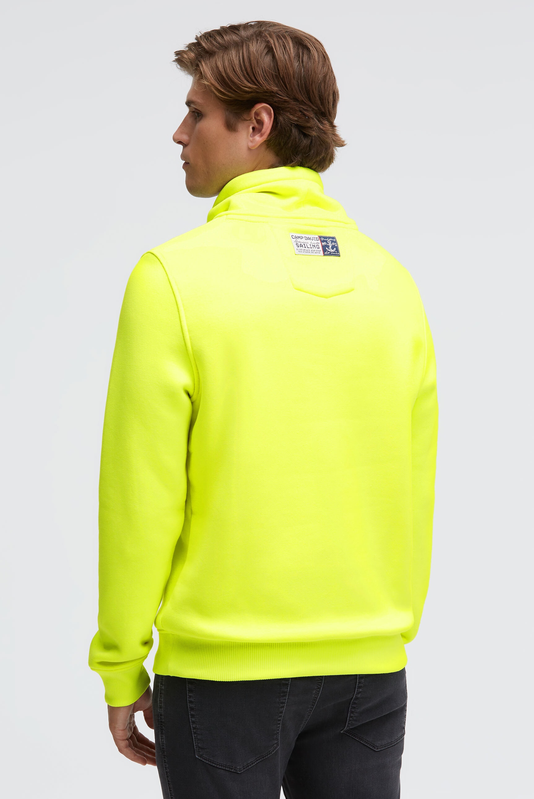 CAMP DAVID Sweater , mit Stehkragen
