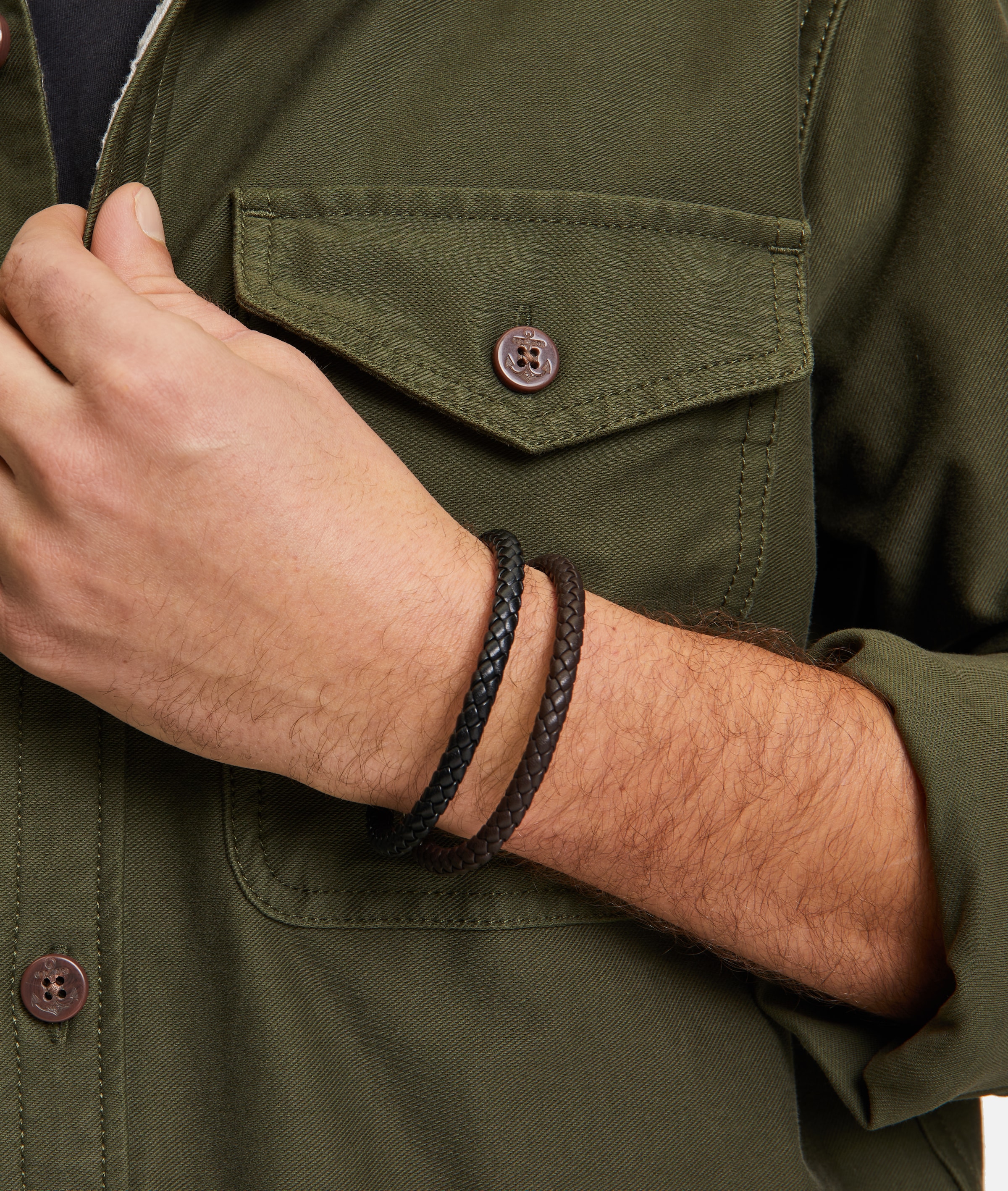 FYNCH-HATTON Lederarmband »Schmuck Geschenk Armband The Leather Classic«
