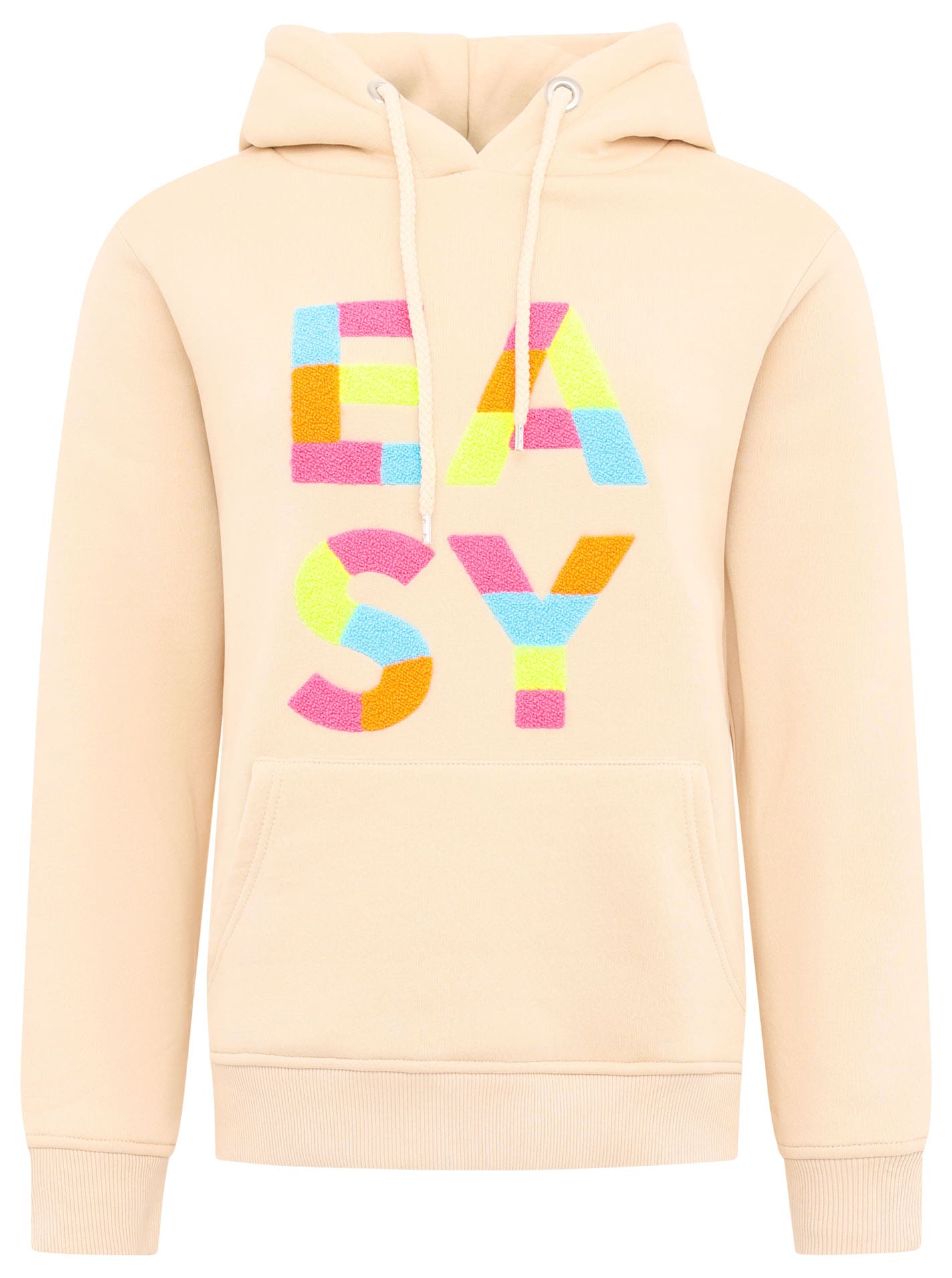 Zwillingsherz Hoodie »"EASY"«, mit buntem Easy Schriftzug