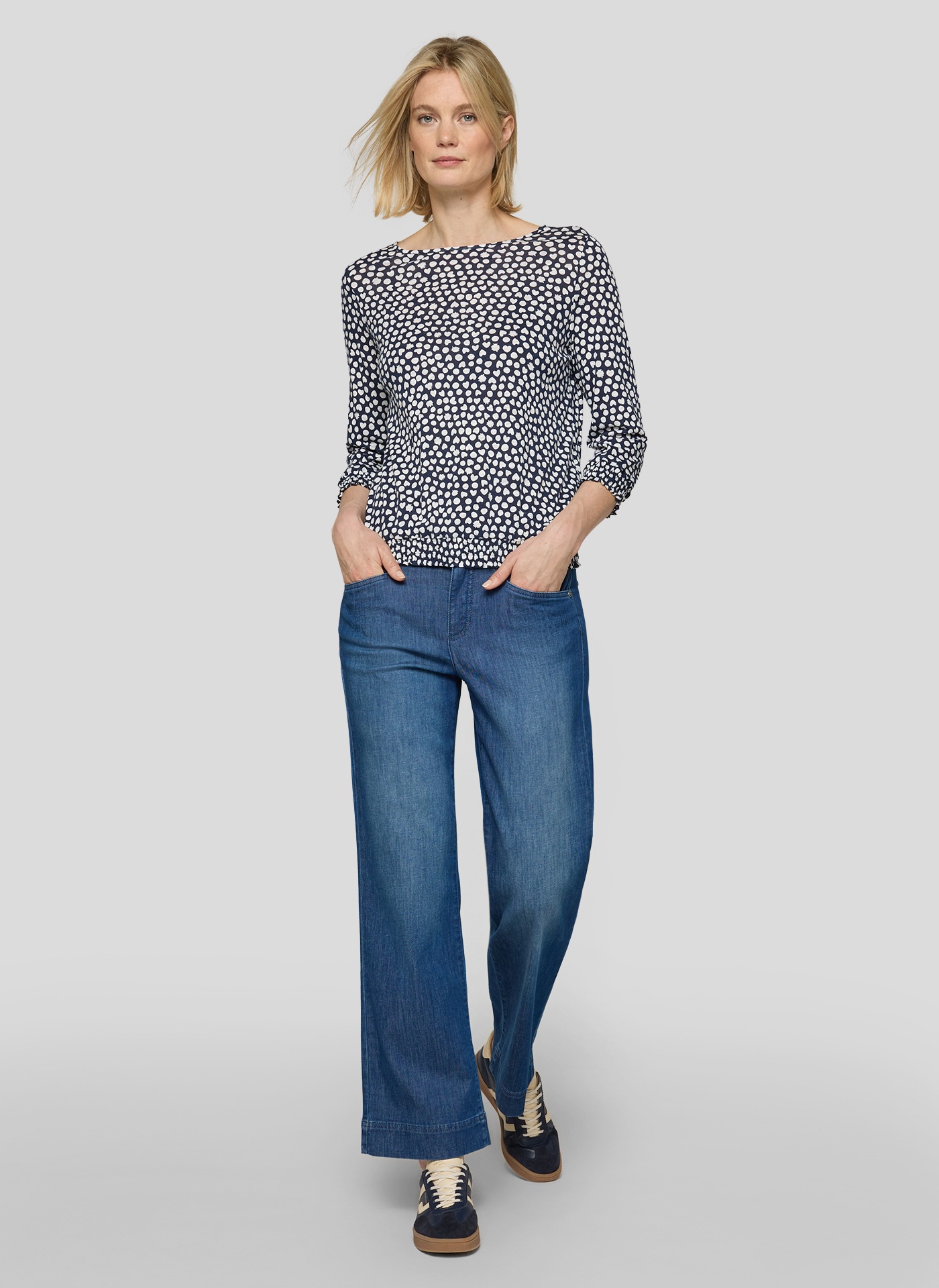 Rabe 3/4-Arm-Shirt mit All-Over Print