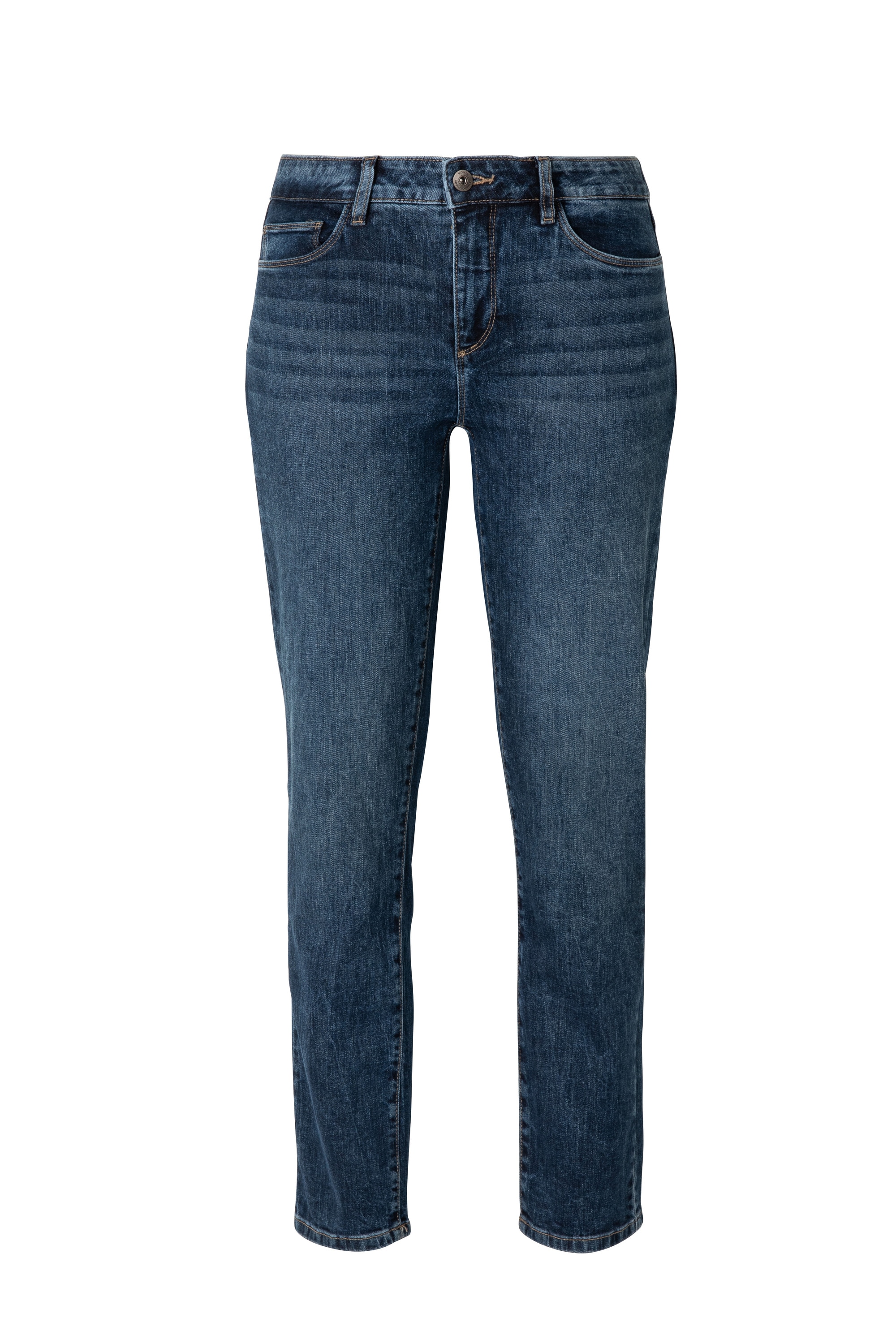 STOOKER WOMEN 5-Pocket-Jeans »Zermatt Denim Indigo Straight Fit«, Straight Fit Casual Clean Wash Denim Jeans für Damen