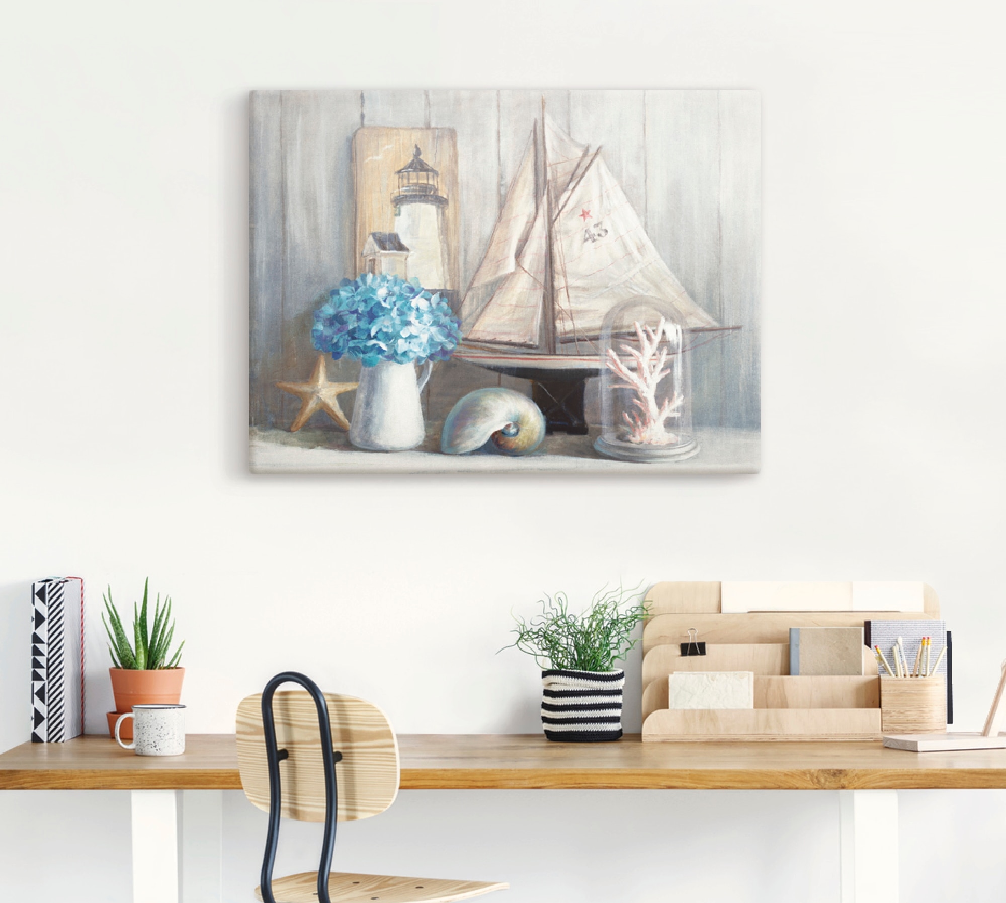 Artland Wandbild "Sommerhaus", Arrangements, (1 St.), als Leinwandbild, Pos günstig online kaufen