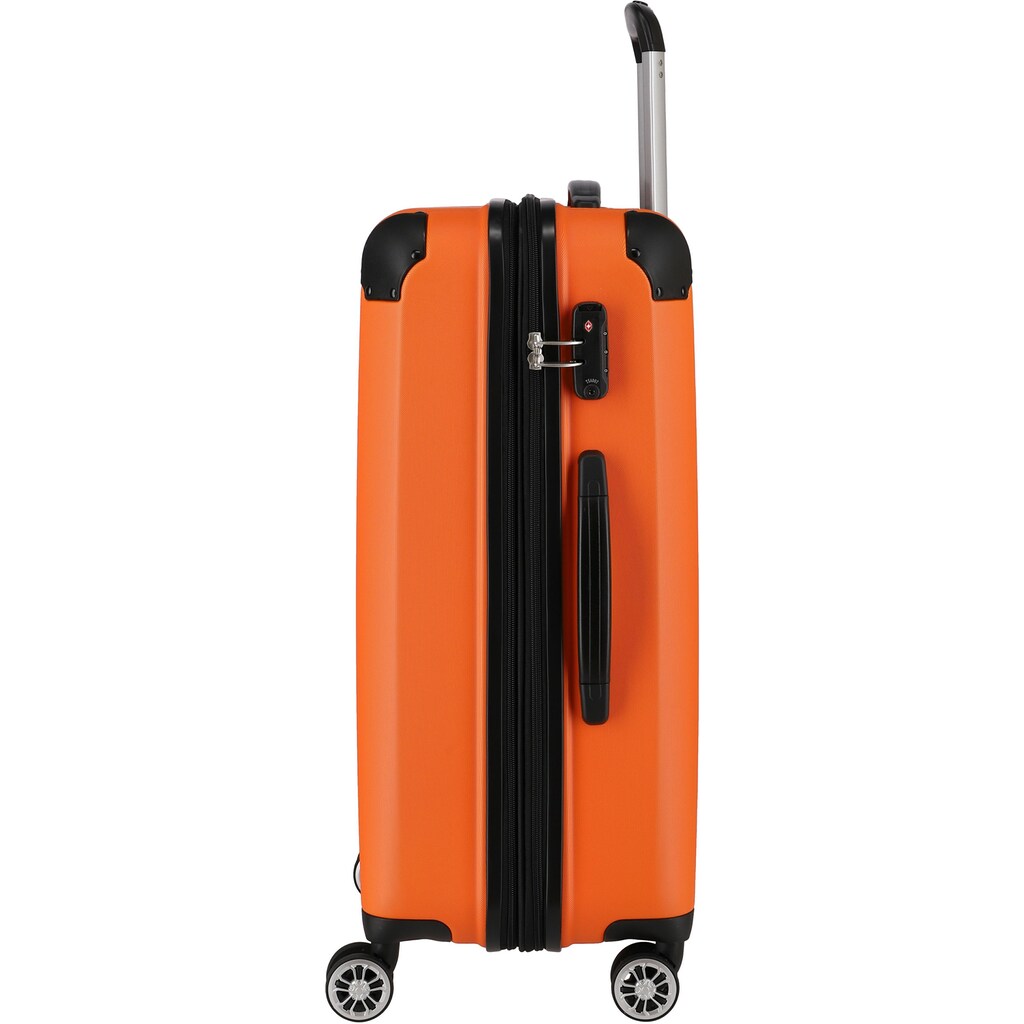 travelite Trolleyset »City, orange«, (3 tlg.)