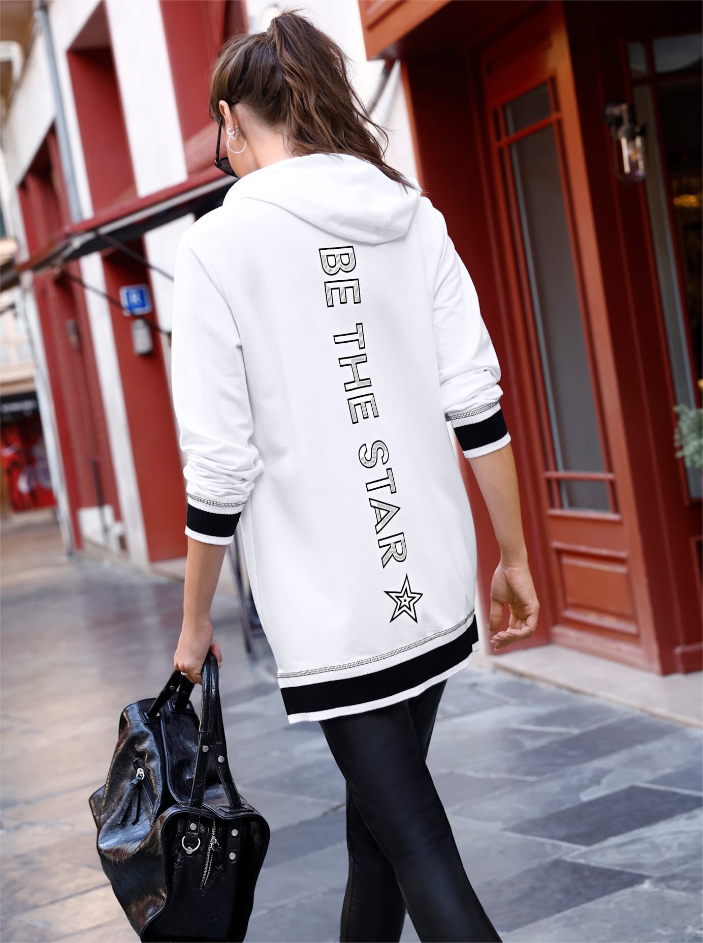 Inspirationen Shirtjacke »Sweatjacke«, (1 tlg.)