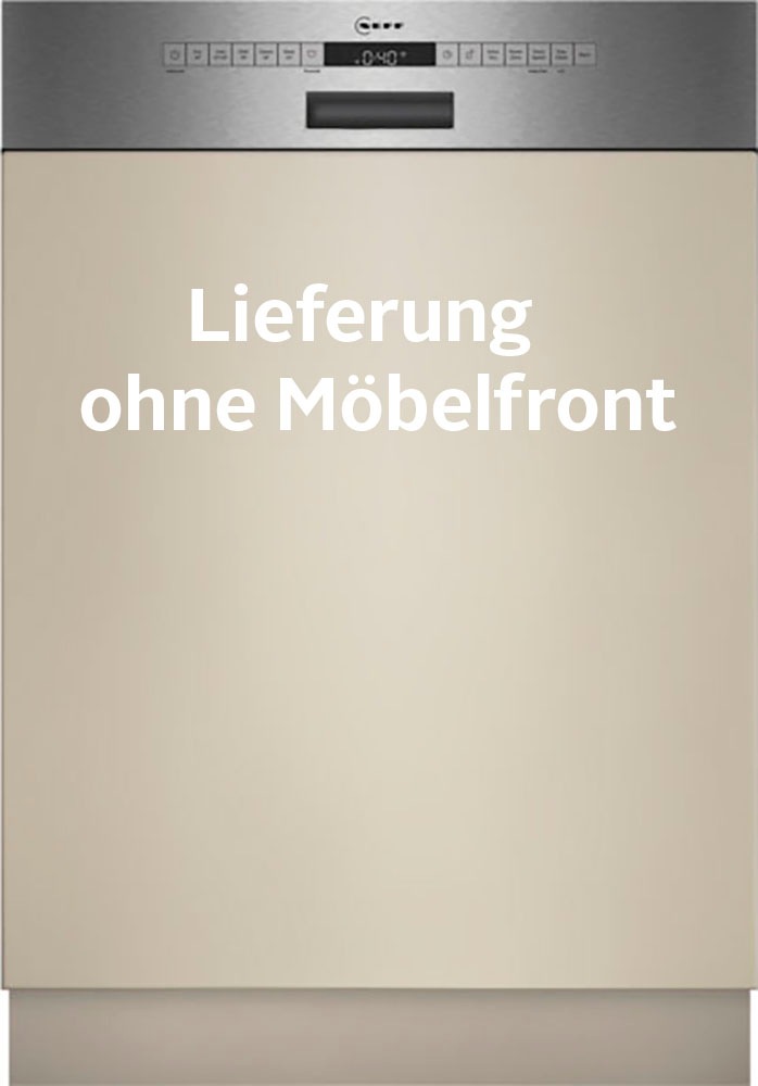 NEFF teilintegrierbarer Geschirrspüler N 50 "S145ECS00E", 14 Maßgedecke, Besteckschublade für einfaches Beladen