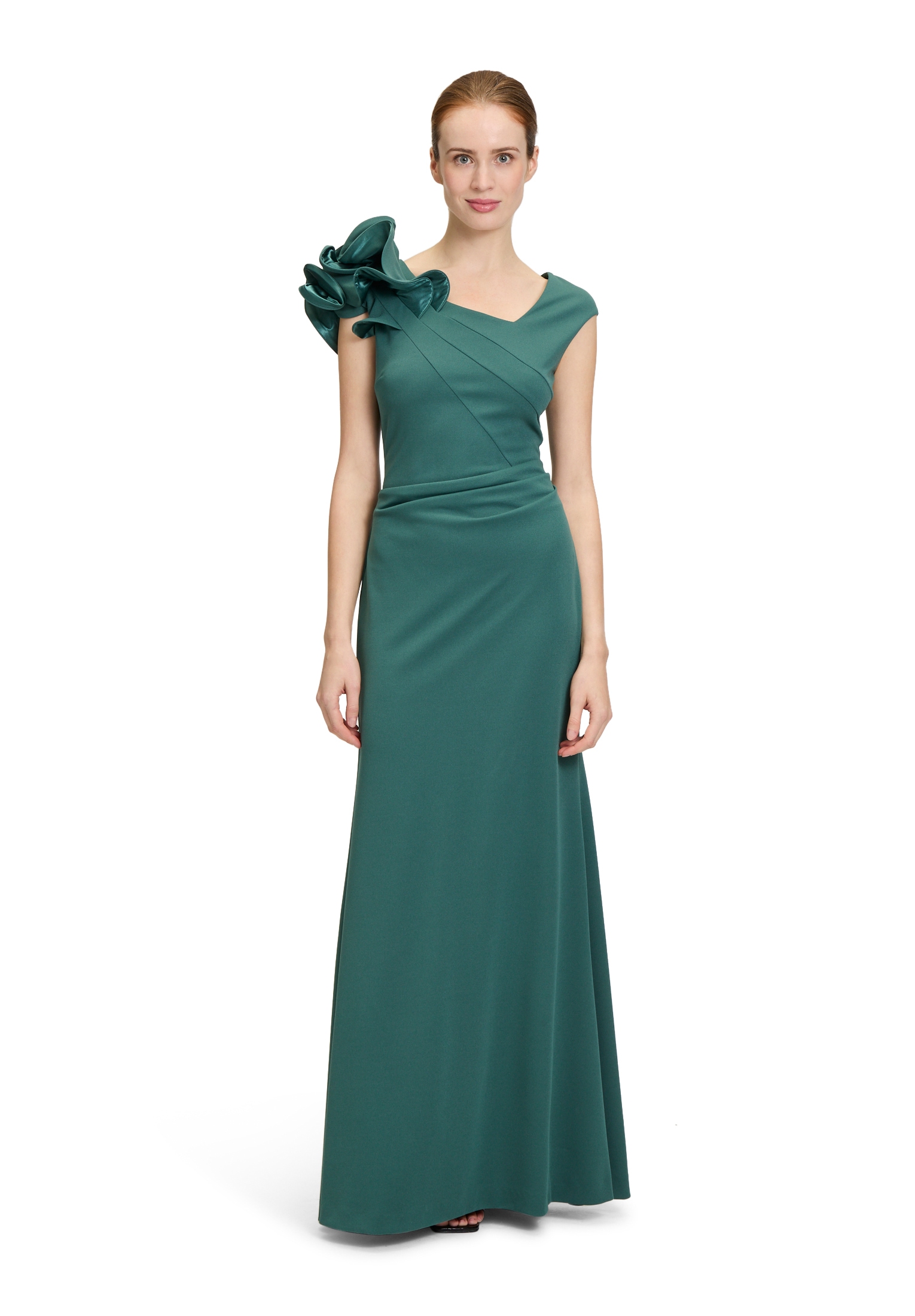 Vera Mont Abendkleid "Vera Mont Damen Abendkleid figurbetont", Volant günstig online kaufen
