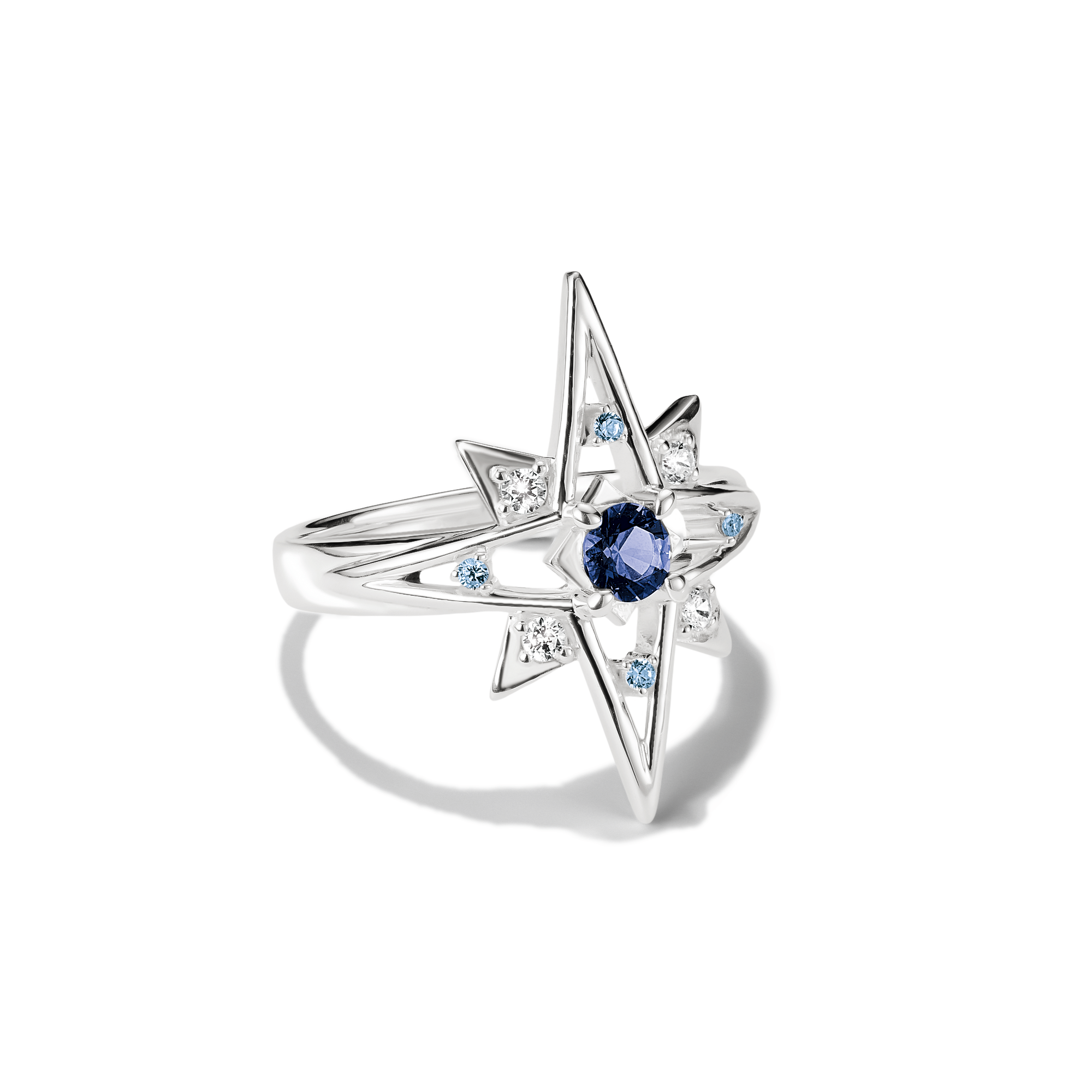 THOMAS SABO Fingerring »Midnight Sky Ring Silber« mit Zirkonia (synth.), Glas-Keramik Stein