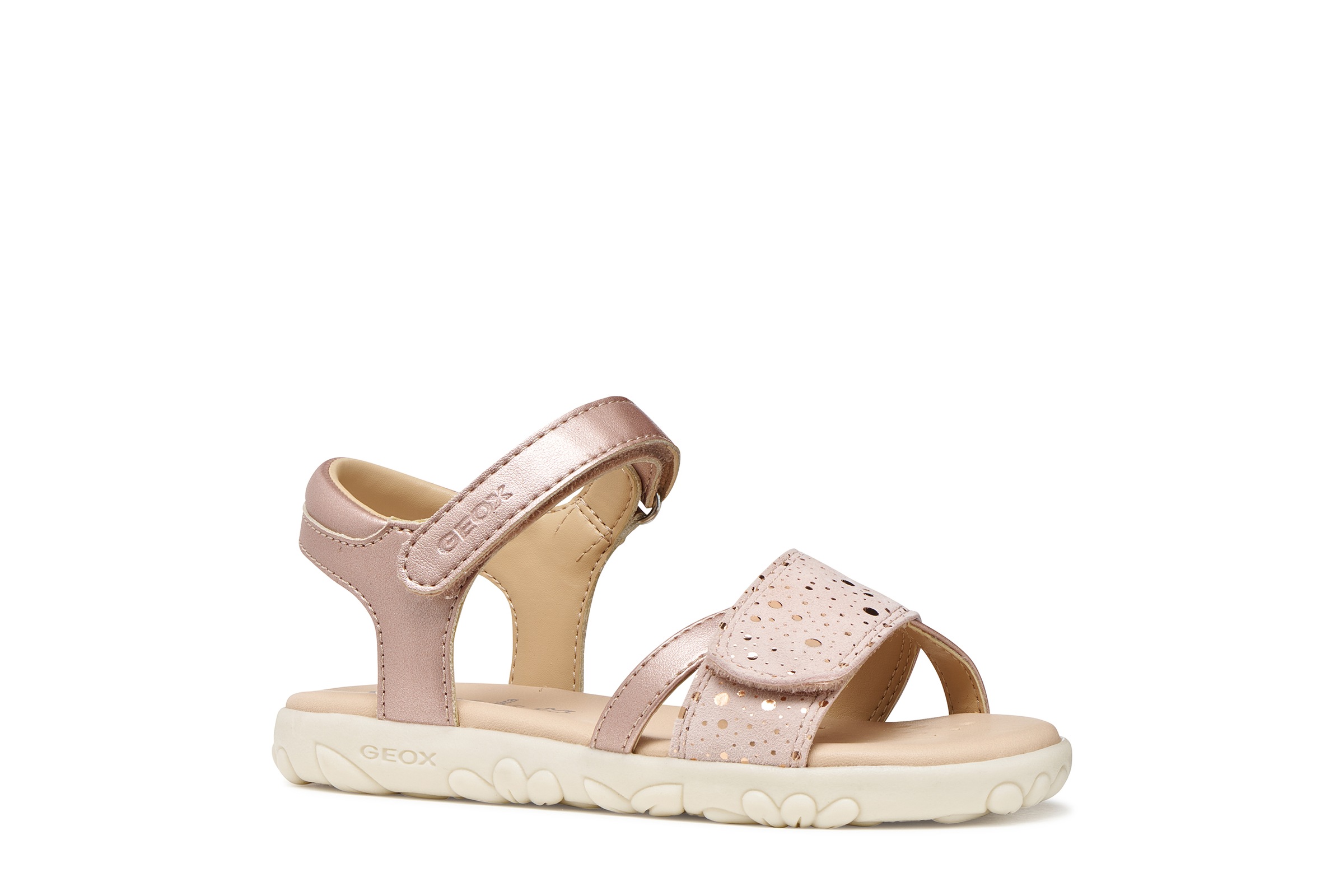 Geox 1100000002199 "J SANDAL HAITI GIRL" Sandale mit Fersenriemen, Größenschablone zum Download