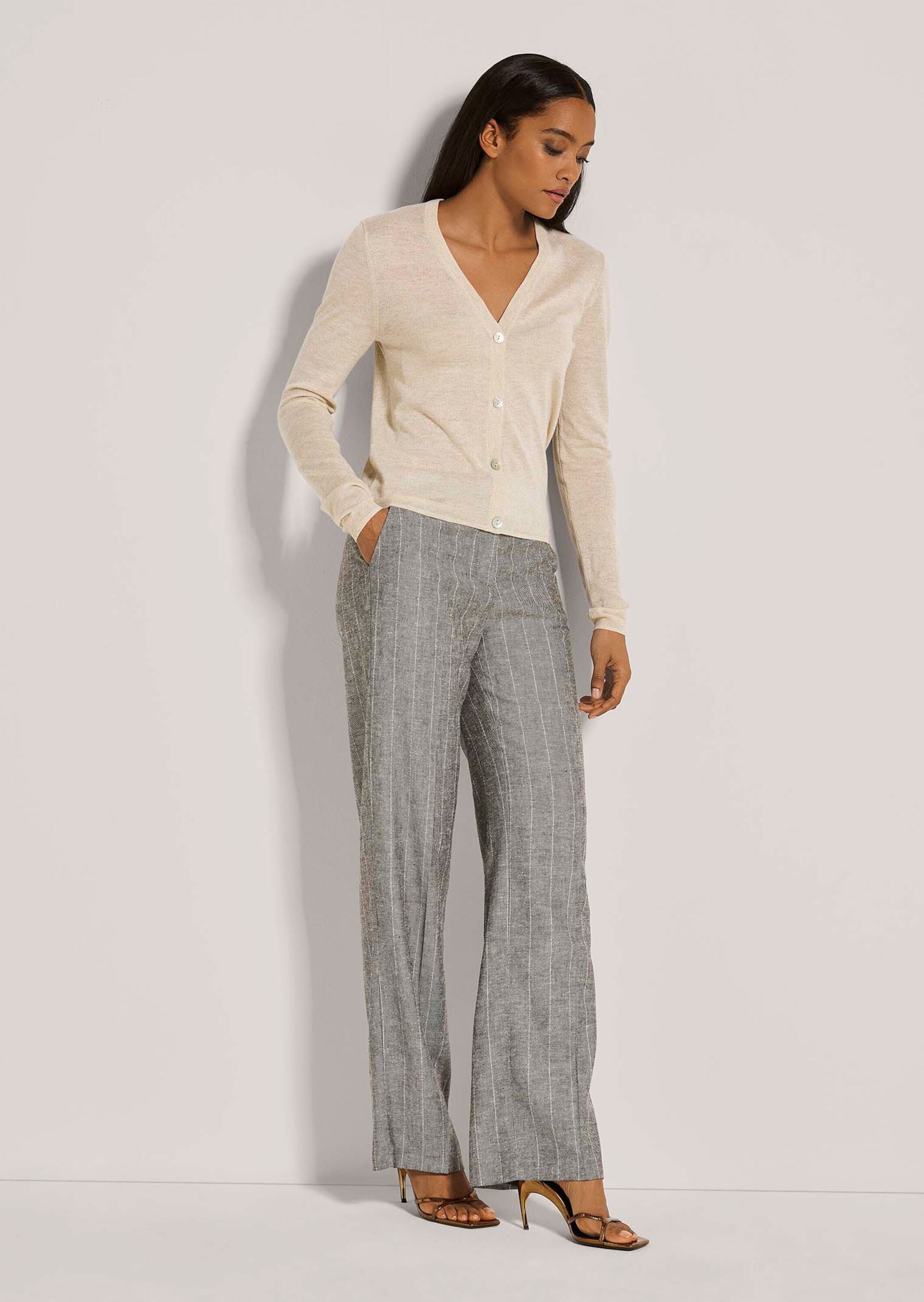 MADELEINE Strickjacke »Strickjacke Strickjacke mit Glanz-Effekt«