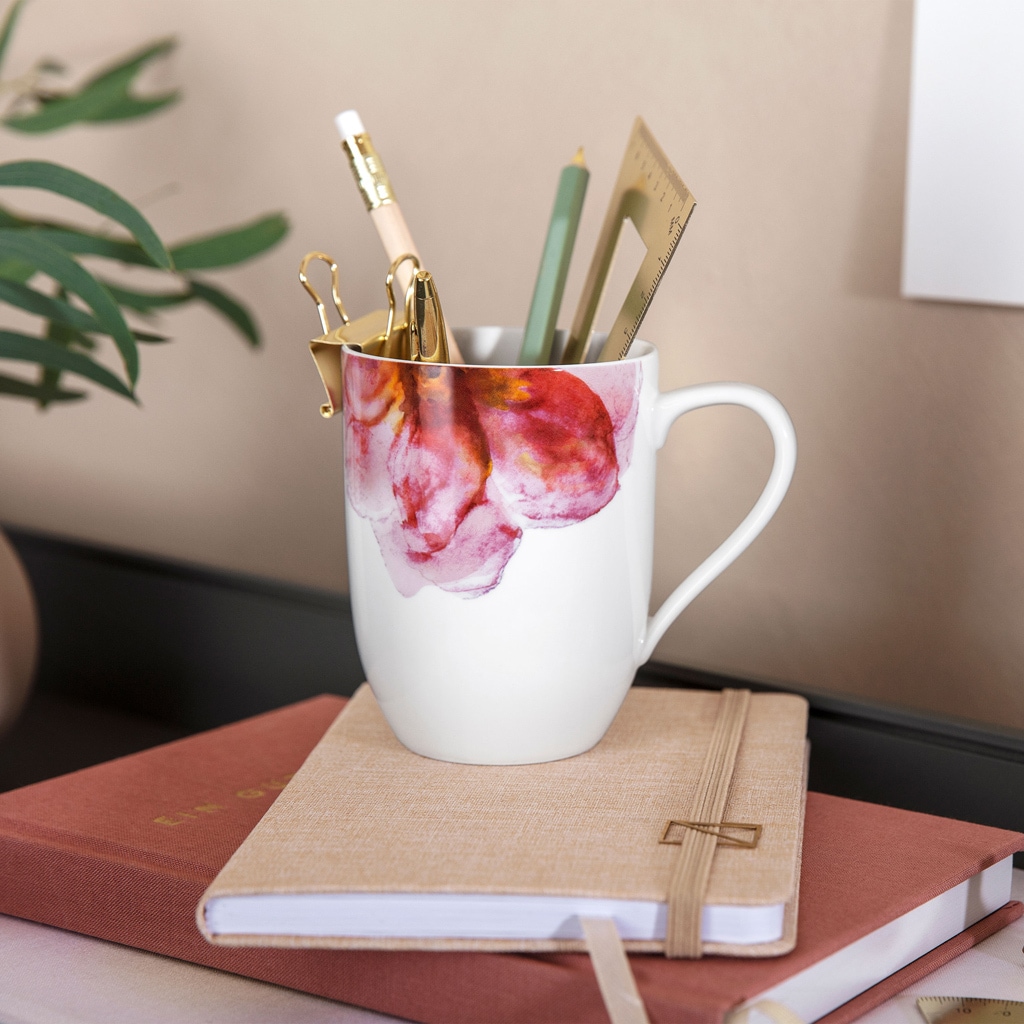 Villeroy & Boch Becher »Kaffeebecher Rose Garden 290 ml 6er Set bunt«