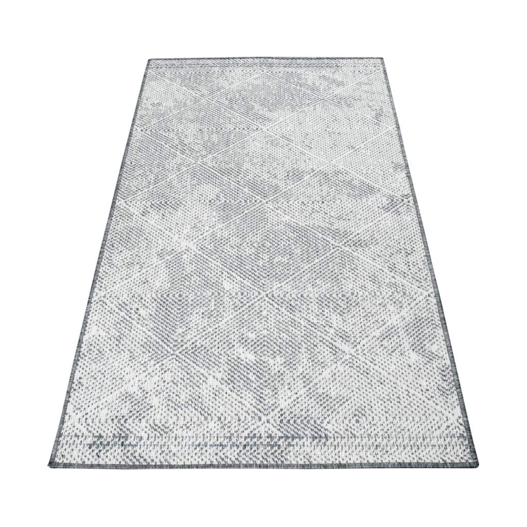 Carpet City Outdoorteppich »DUO RUG 5845«, rechteckig, 5 mm Höhe, Wendeteppich Wetterfest In- & Outdoor, Balkon, Terrasse, Wohnzimmer