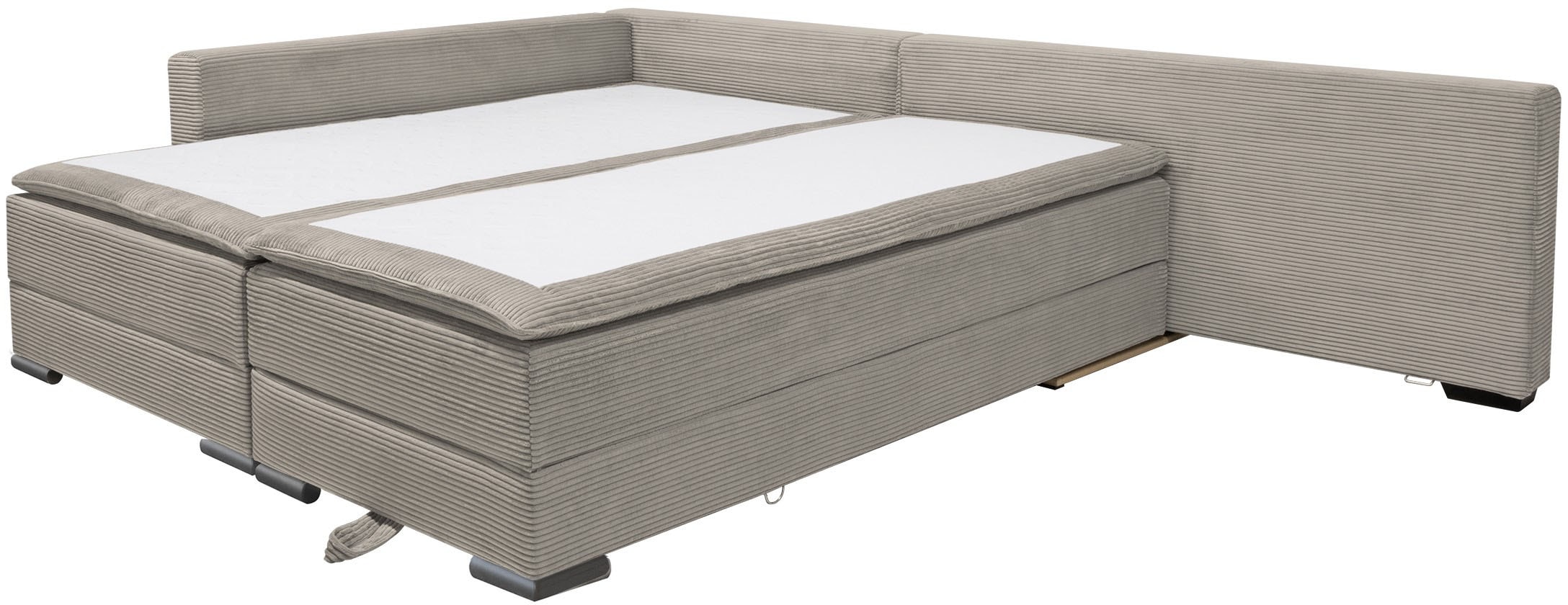 INOSIGN Ecksofa »Night & Day L-Form mit Dauer-Schlaffunktion, Cord-Bezug!«, inklusive Bettfunktion und Bettkasten